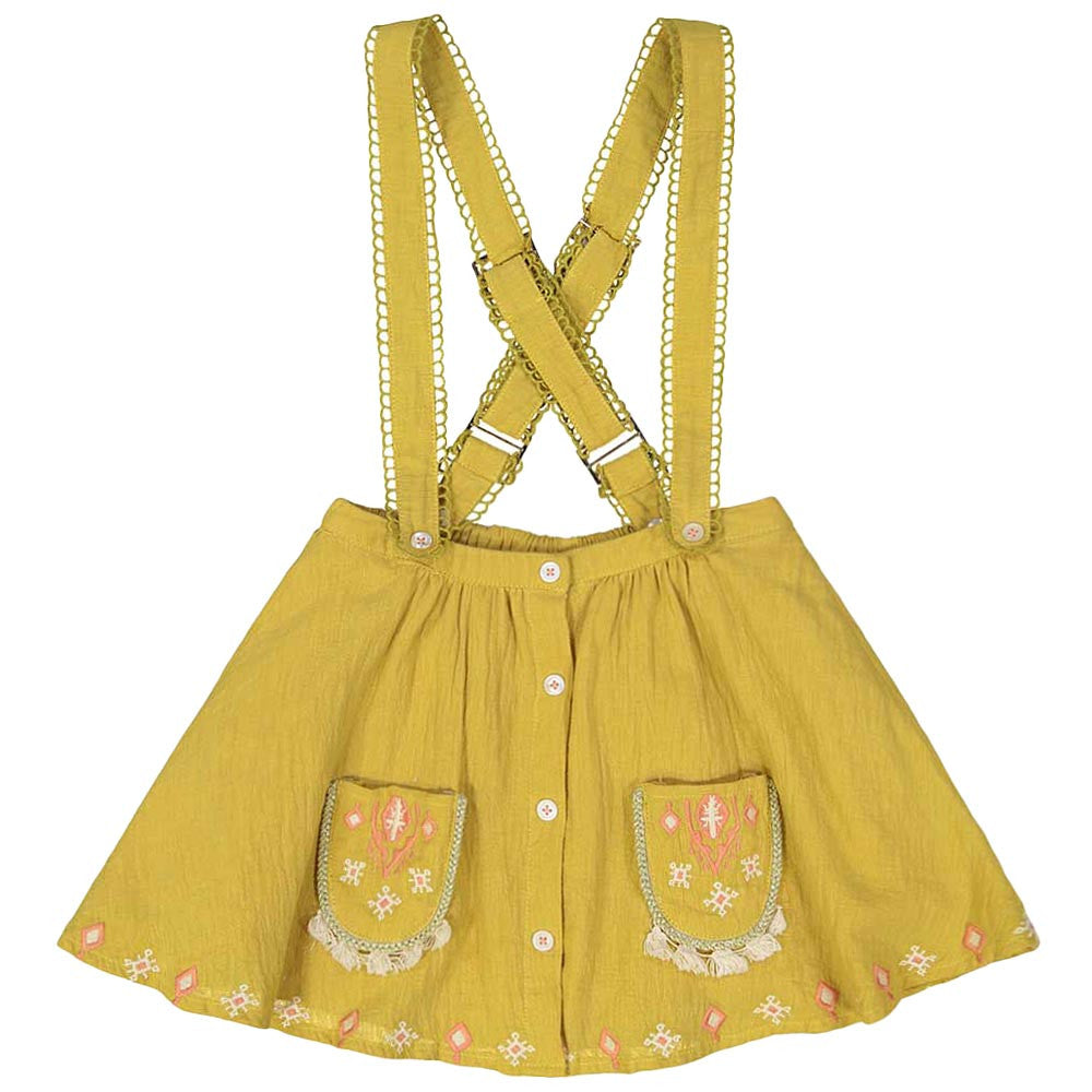 Girls Mustard "Olive" Skirt