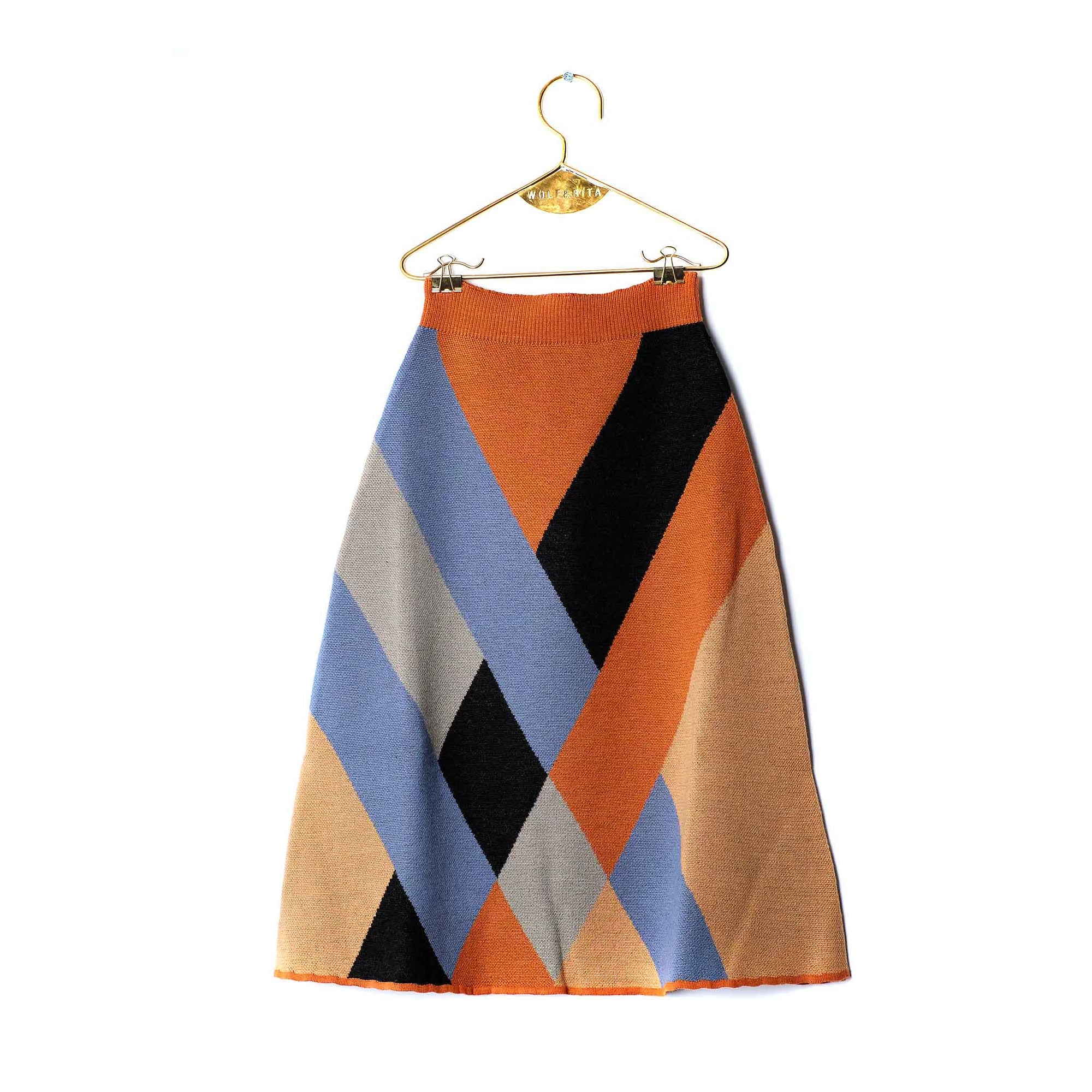 Girls Orange Skirt