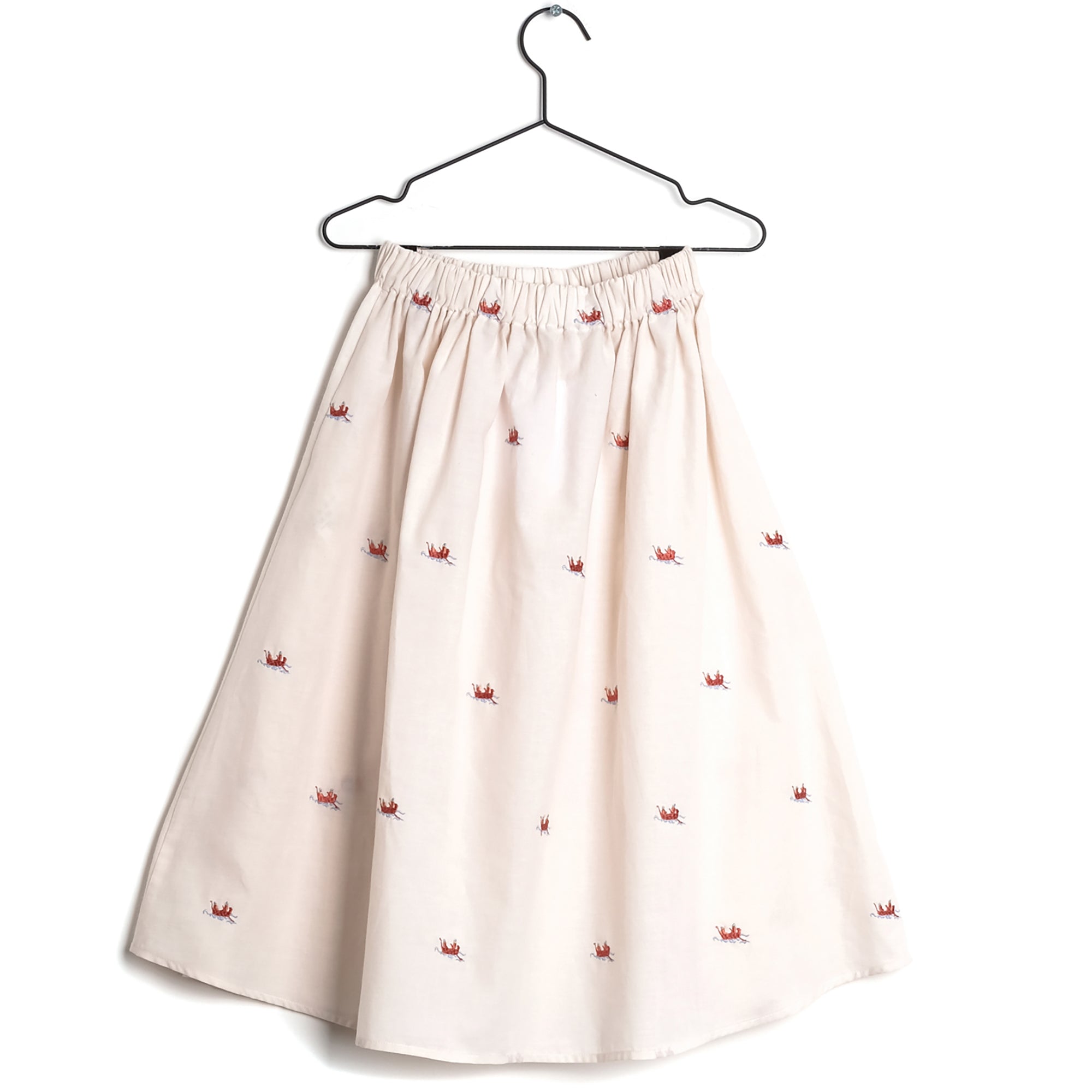 Girls Light Pink Cotton Skirt