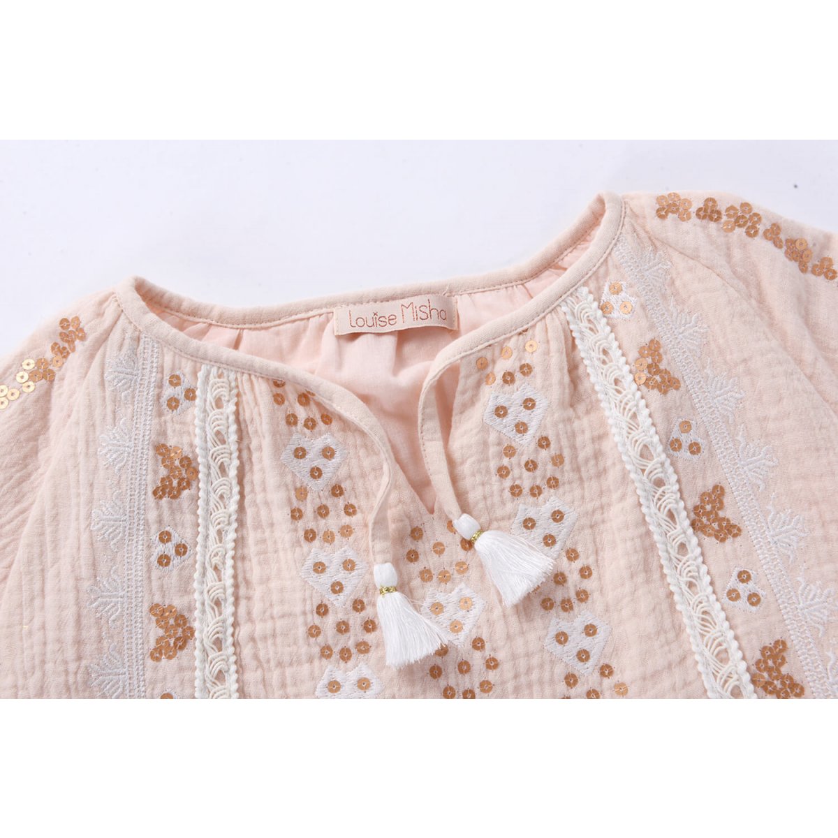 Girls Blossom Cotton Blouse