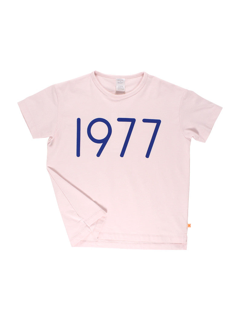 Girls Pink "1977" T-shirt