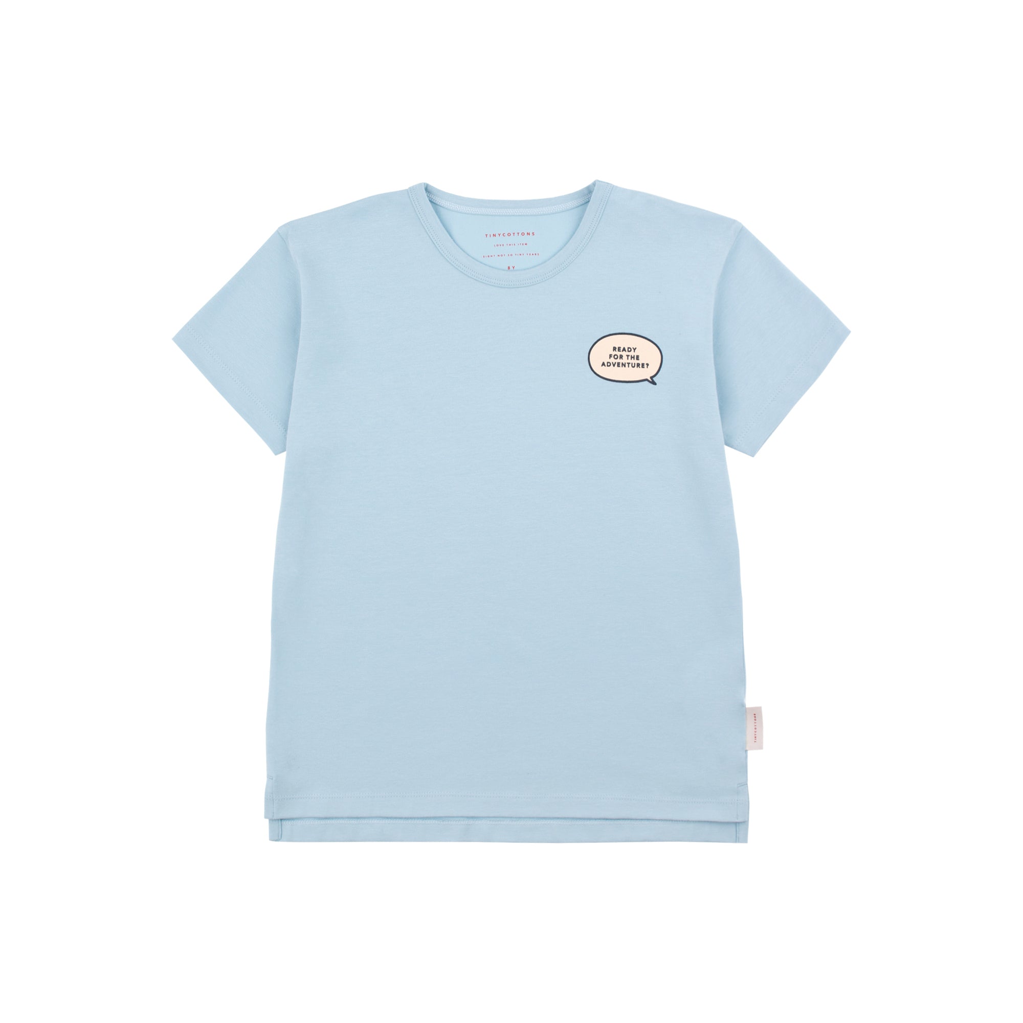 Boys & Girls Mild Blue Pima Cotton T-shirt