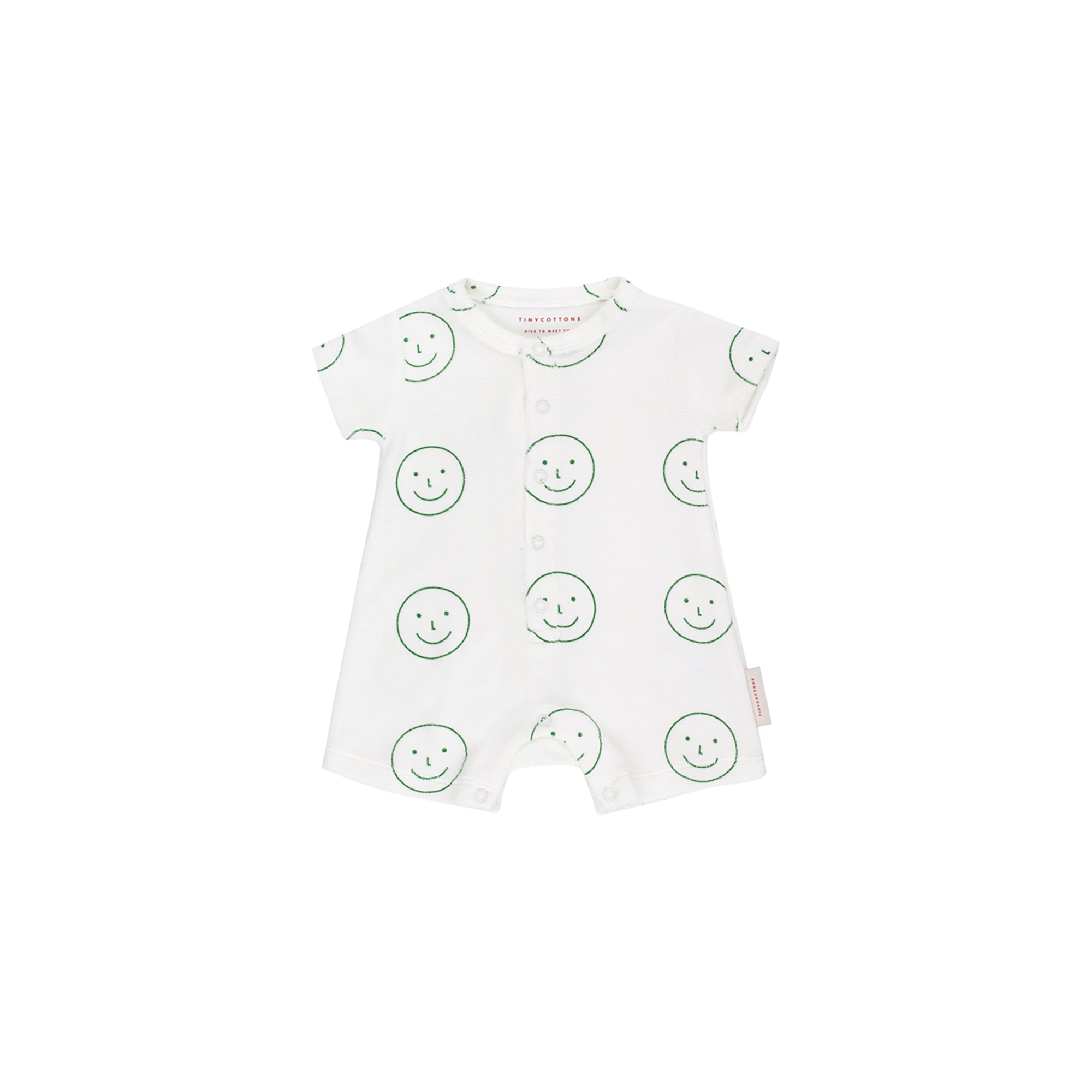 Baby White Pima Cotton Babysuit