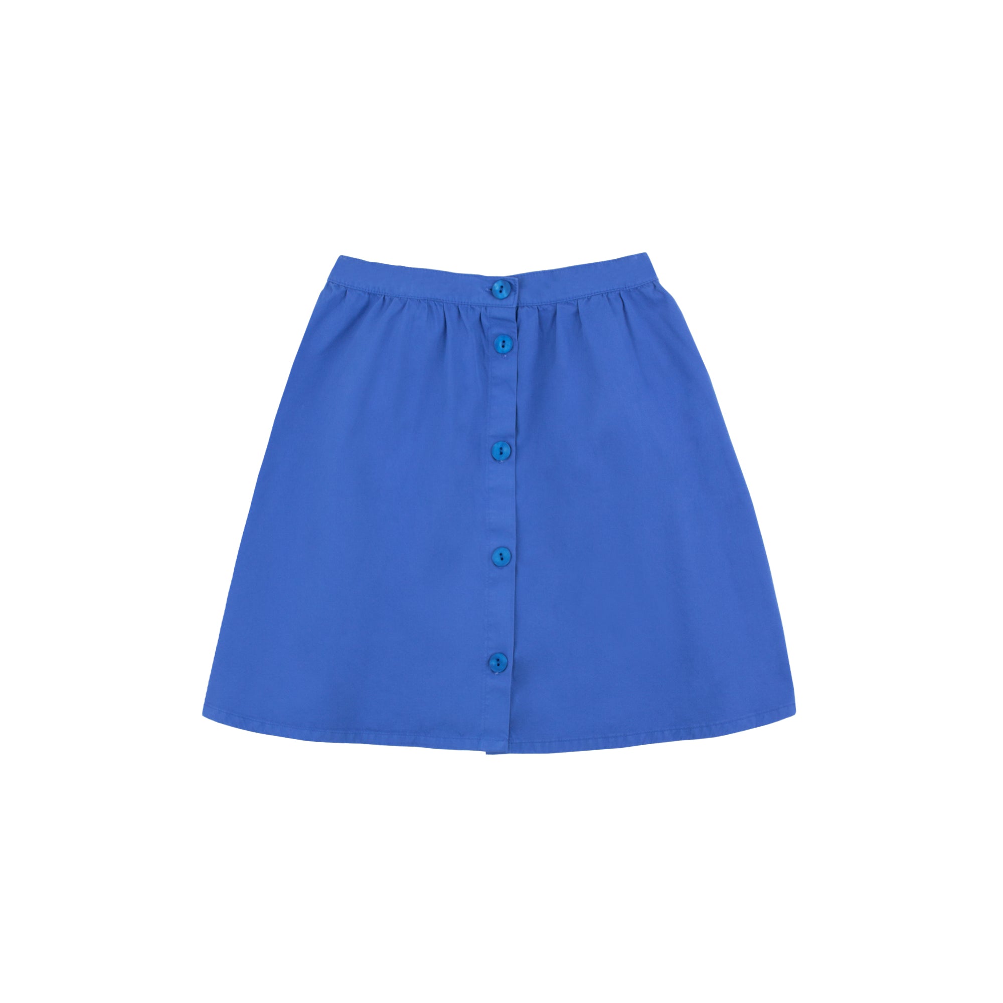 Girls Blue Cotton Skirt