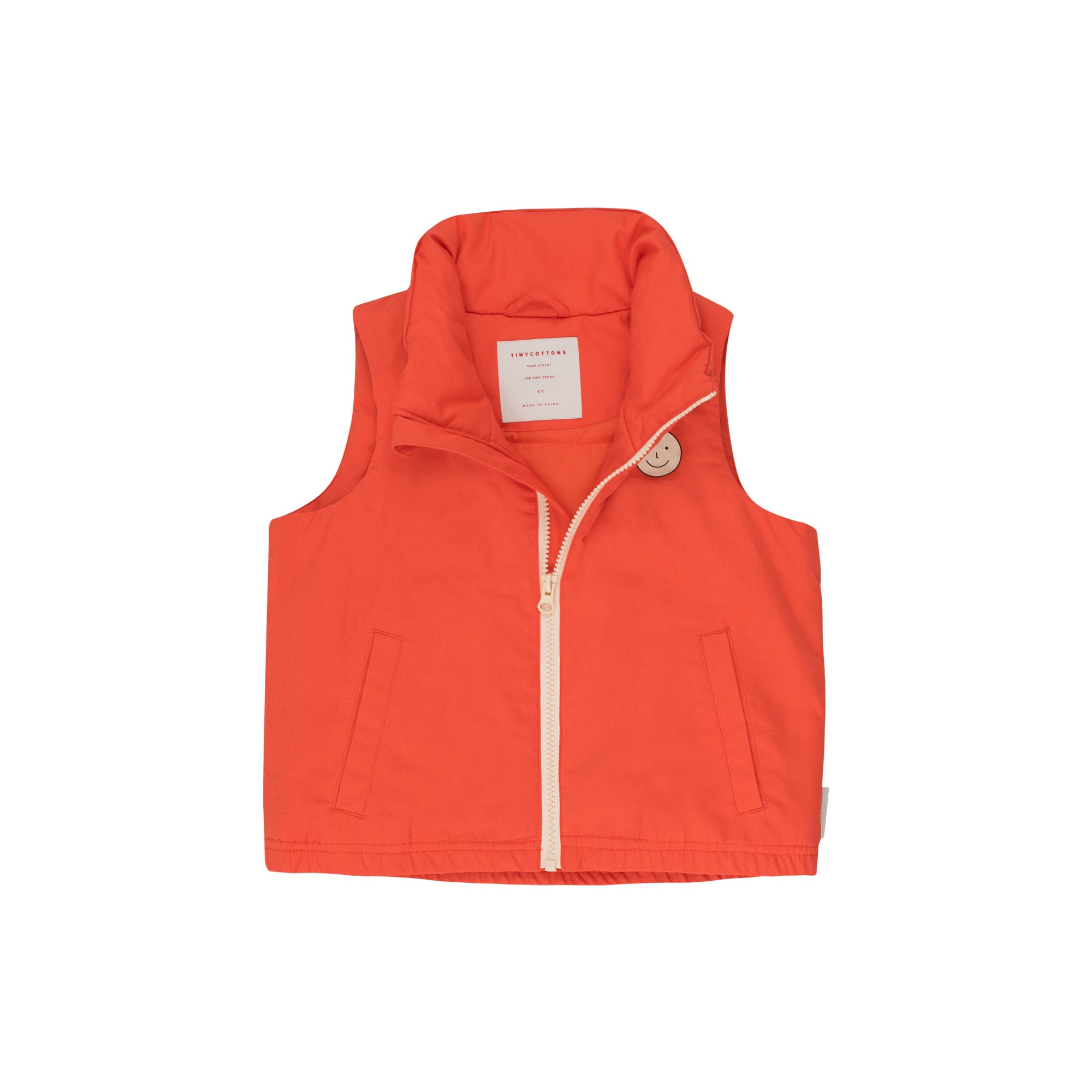 Boys Red Cotton Vest