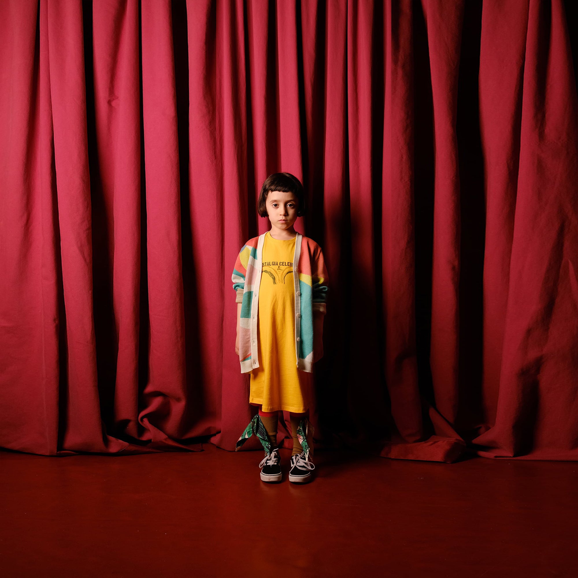 Girls Yellow Cotton Dress