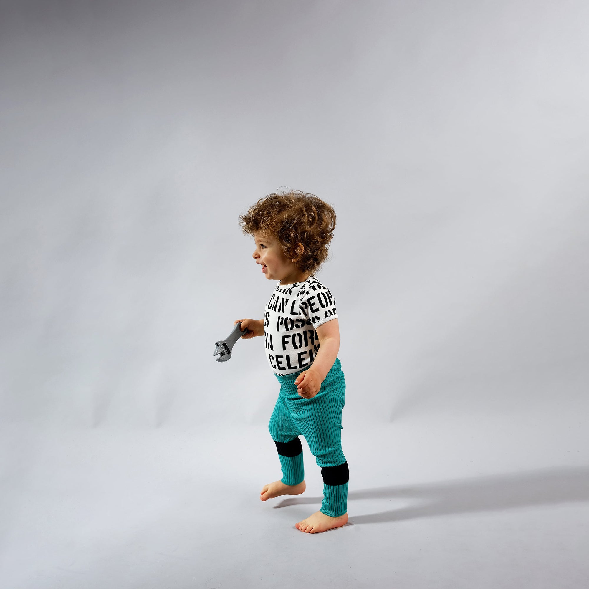 Baby Green Cotton Leggings