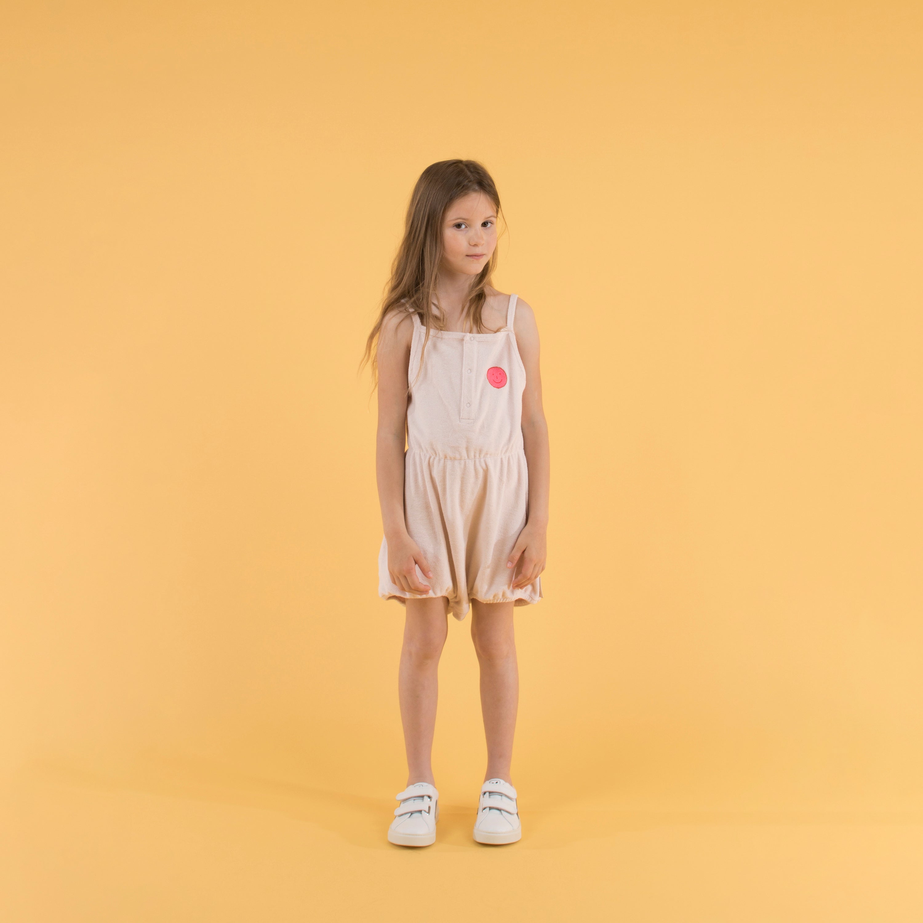 Girls Pearl Pima Cotton Romper