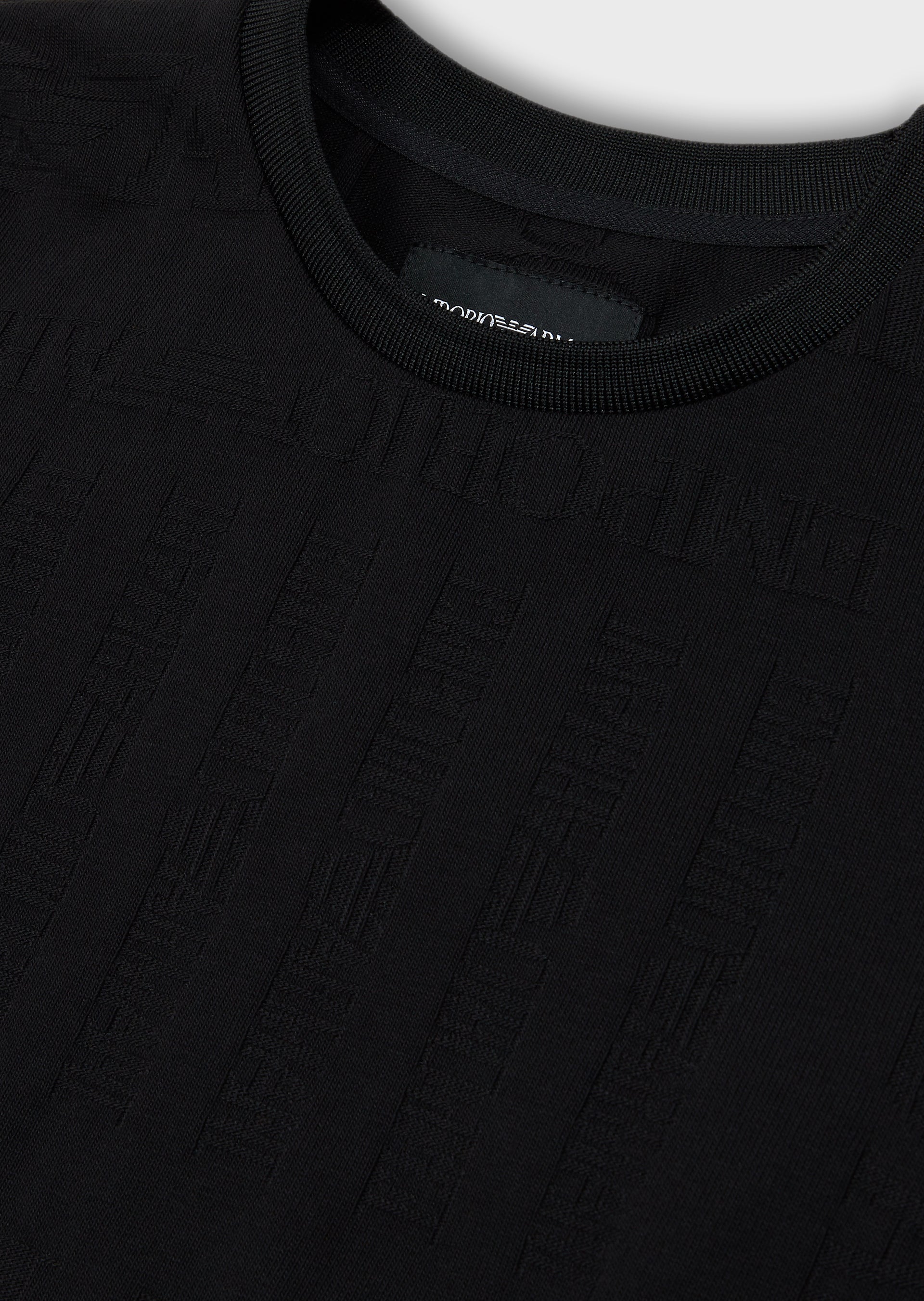 Boys Black Cotton T-shirt