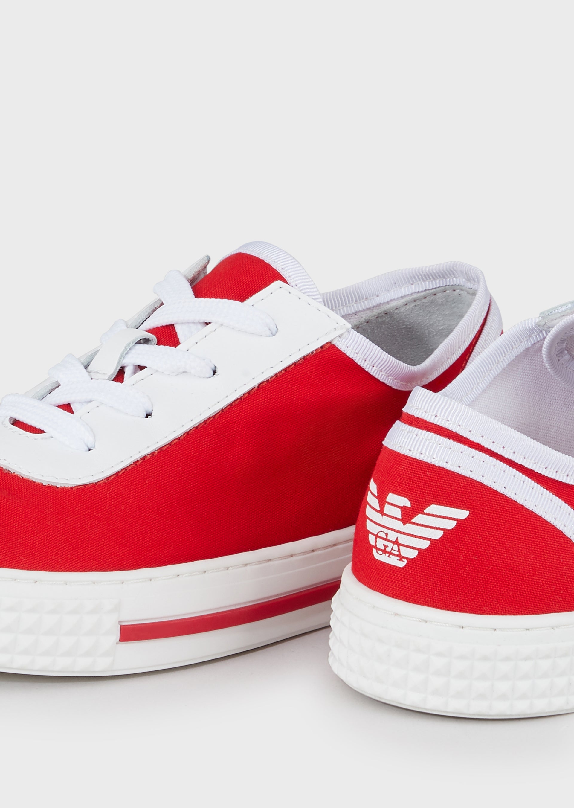 Boys Red Canvas Shoes