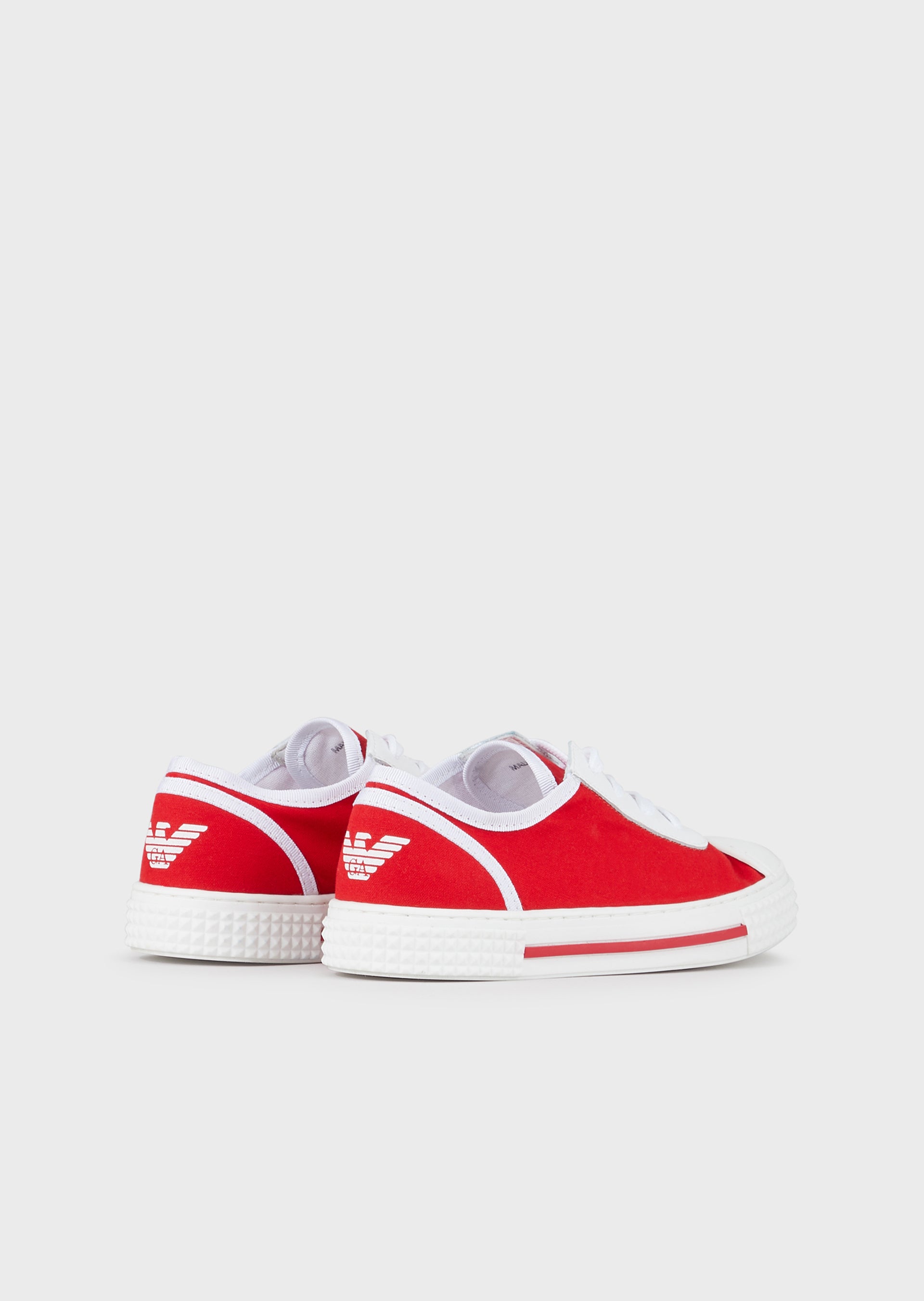 Boys Red Canvas Shoes