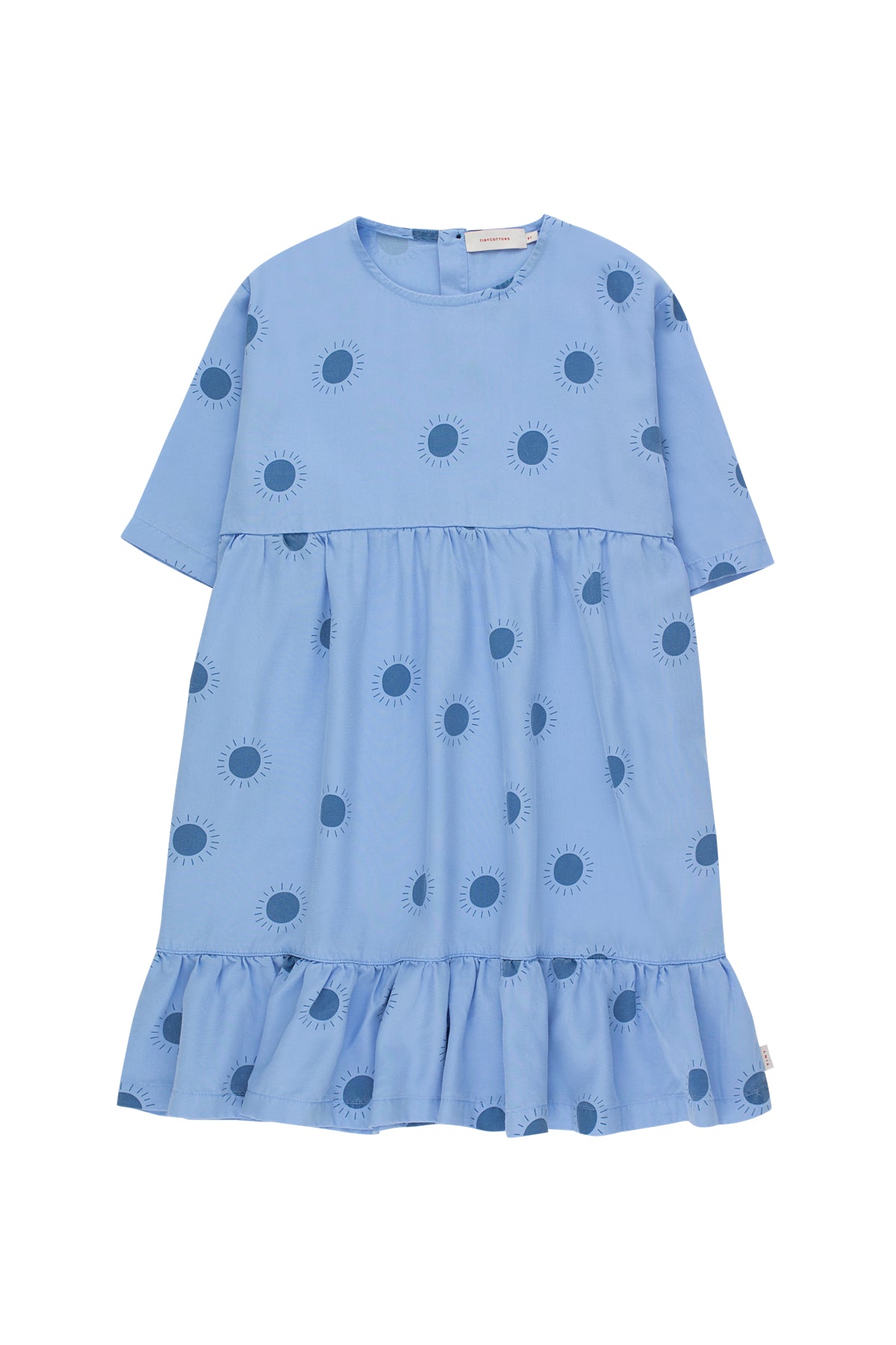 Girls Blue Sun Waist Dress