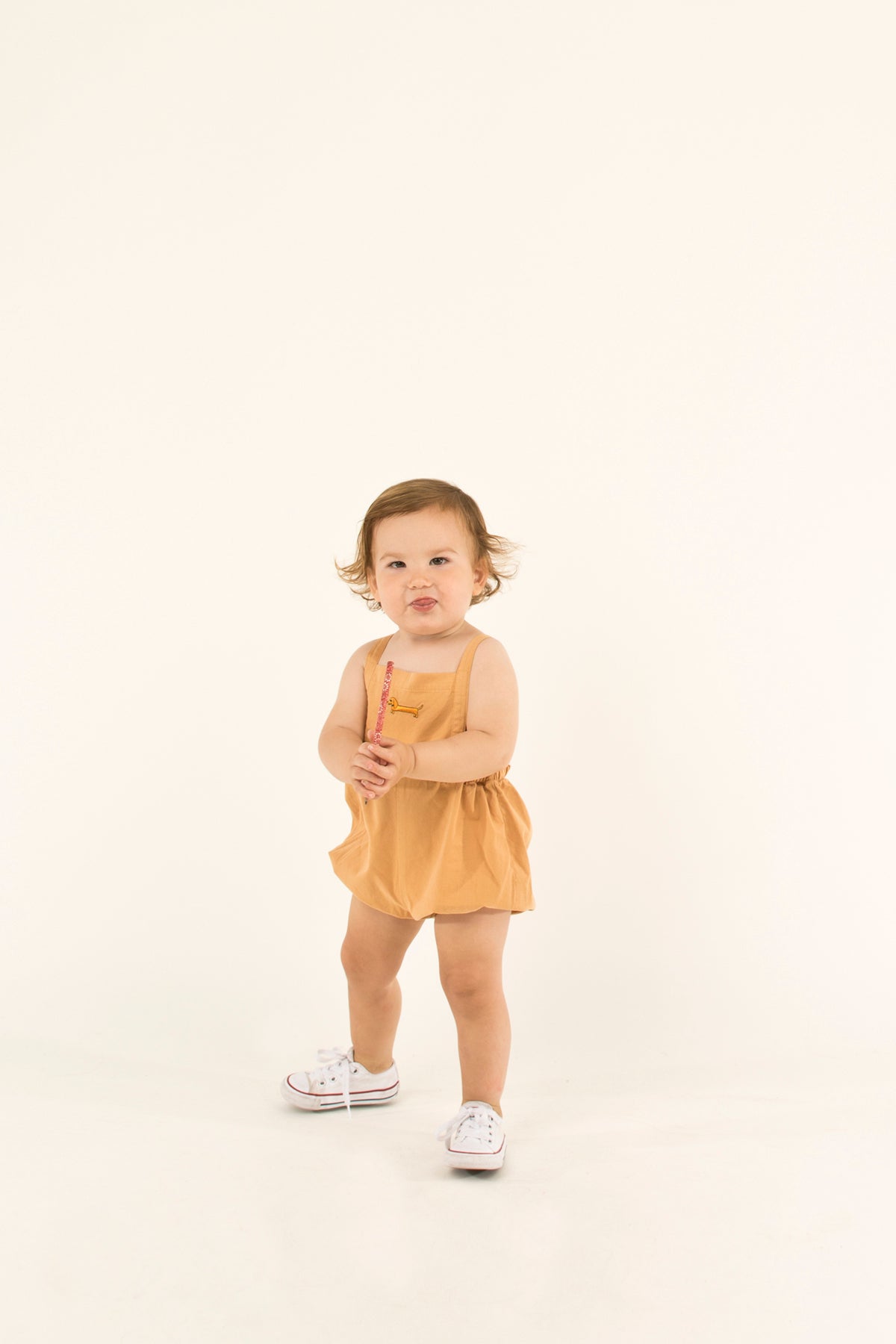 Baby Boys & Girls Toffee Cotton Shorts
