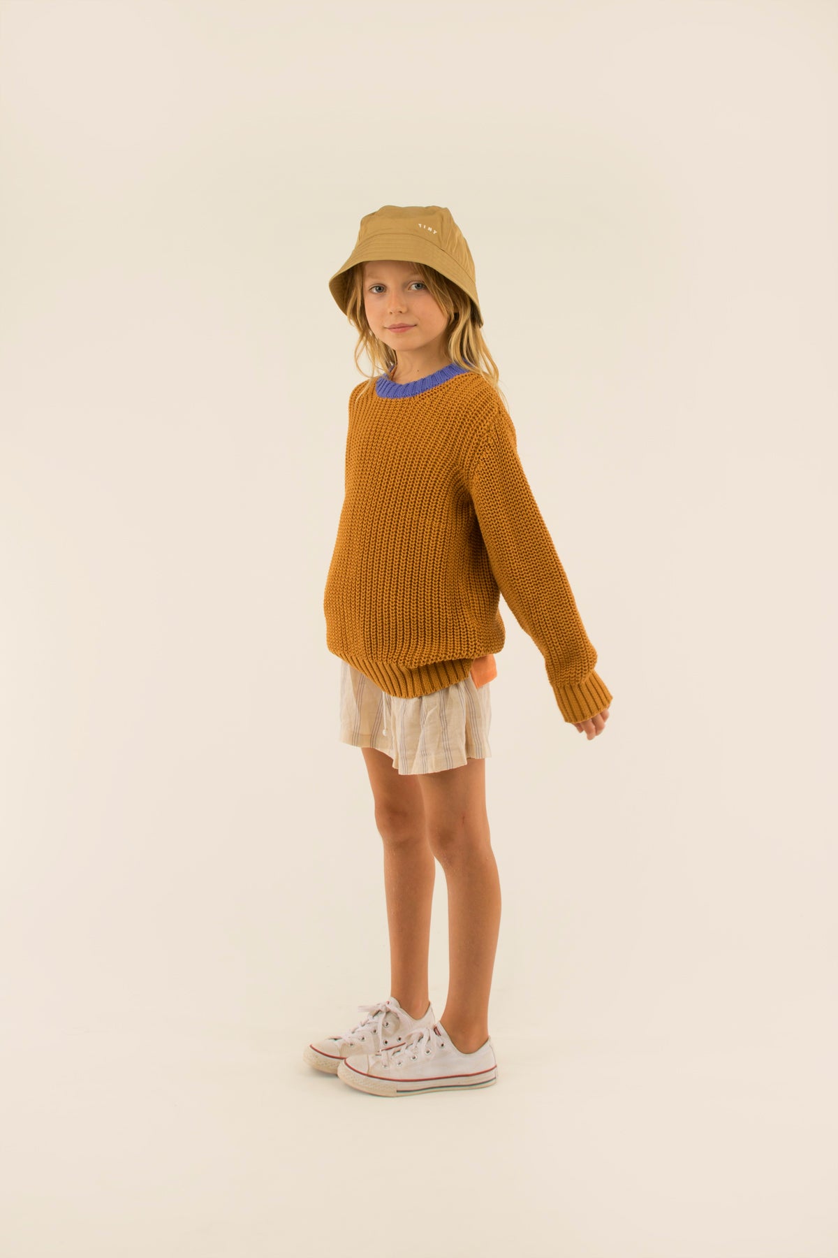 Boys & Girls Caramel Cotton Sweater