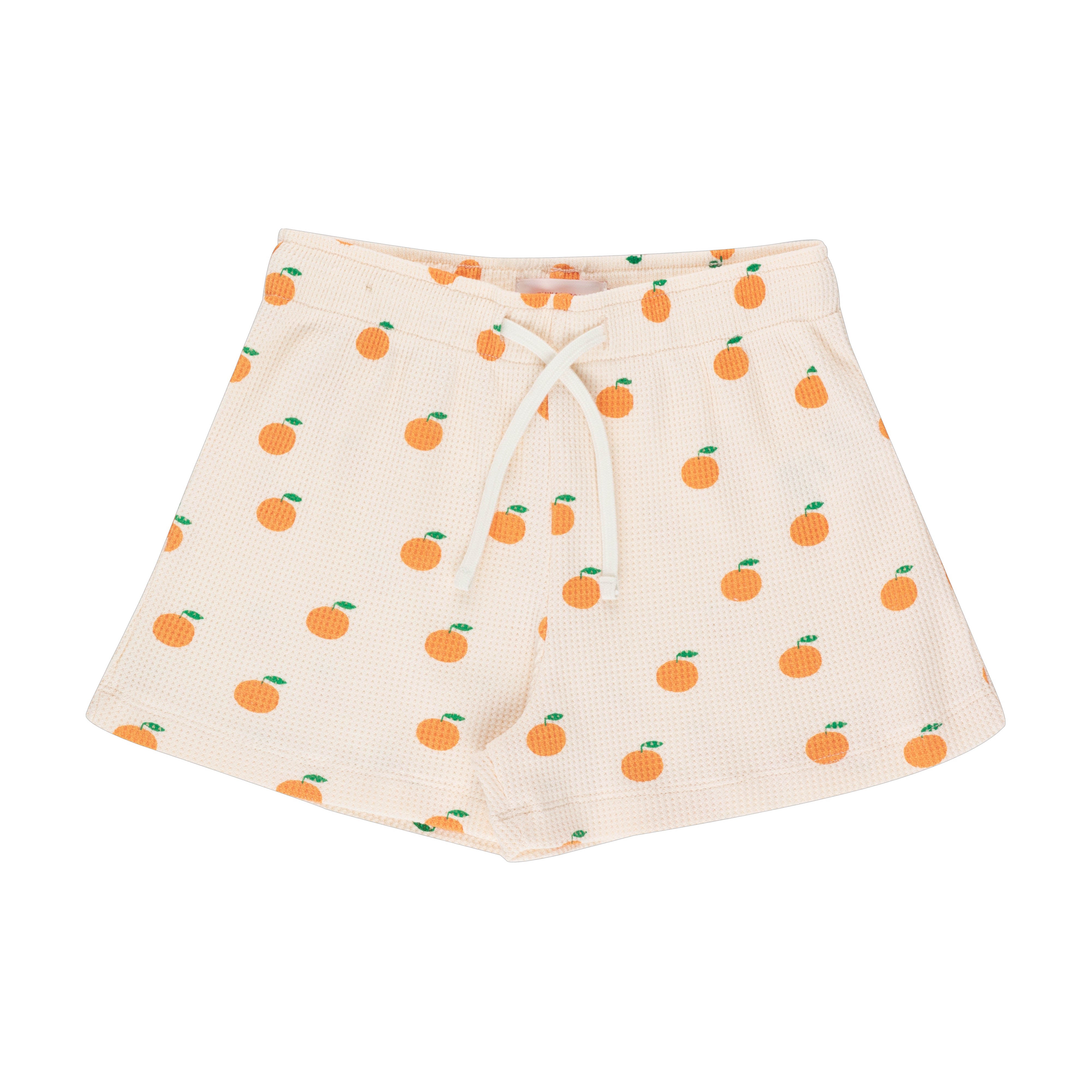 Boys & Girls Beige Orange Shorts