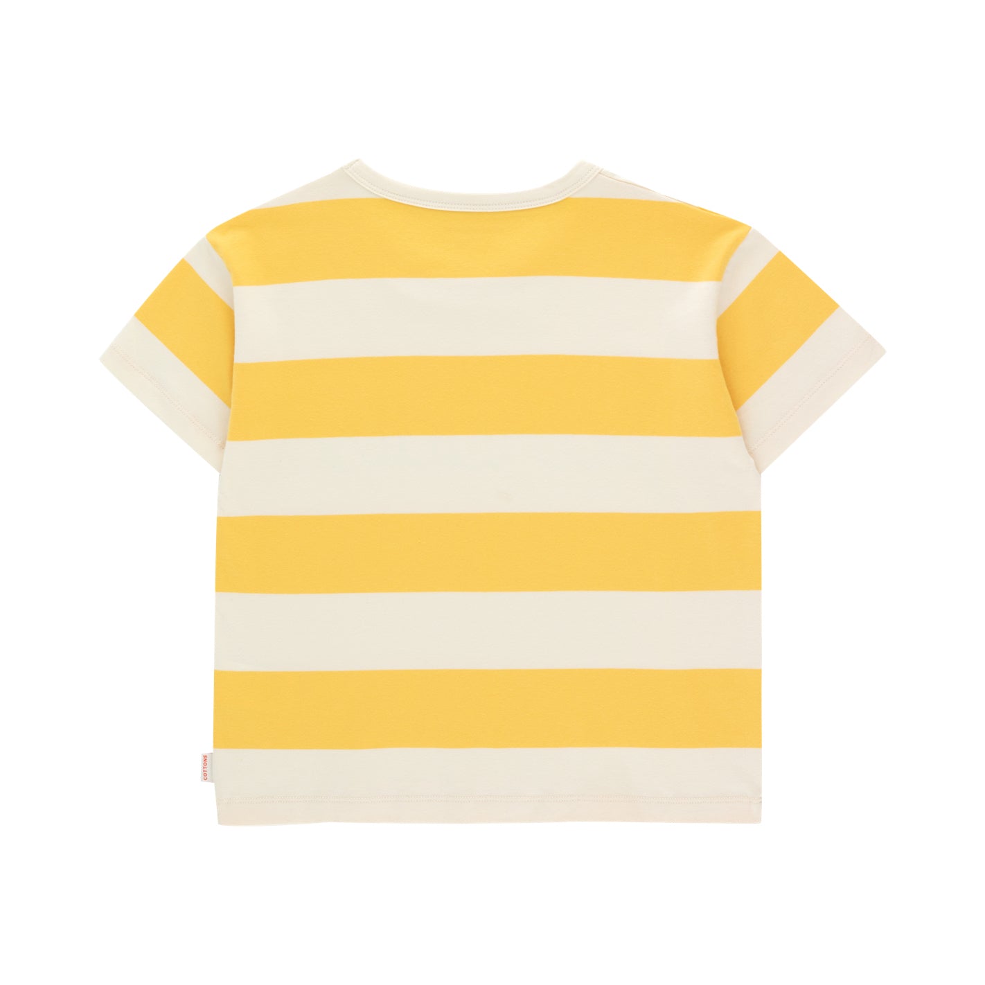 Boys & Girls Yellow Stripes Cotton T-Shirt