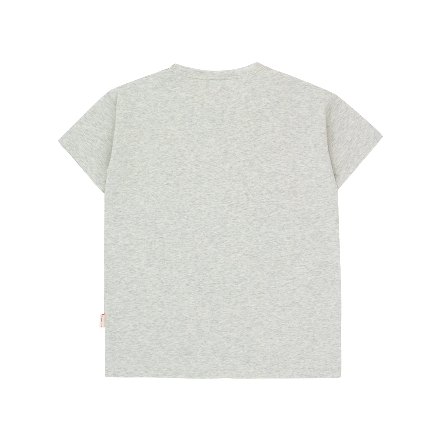 Boys & Girls Grey Printed Cotton T-Shirt