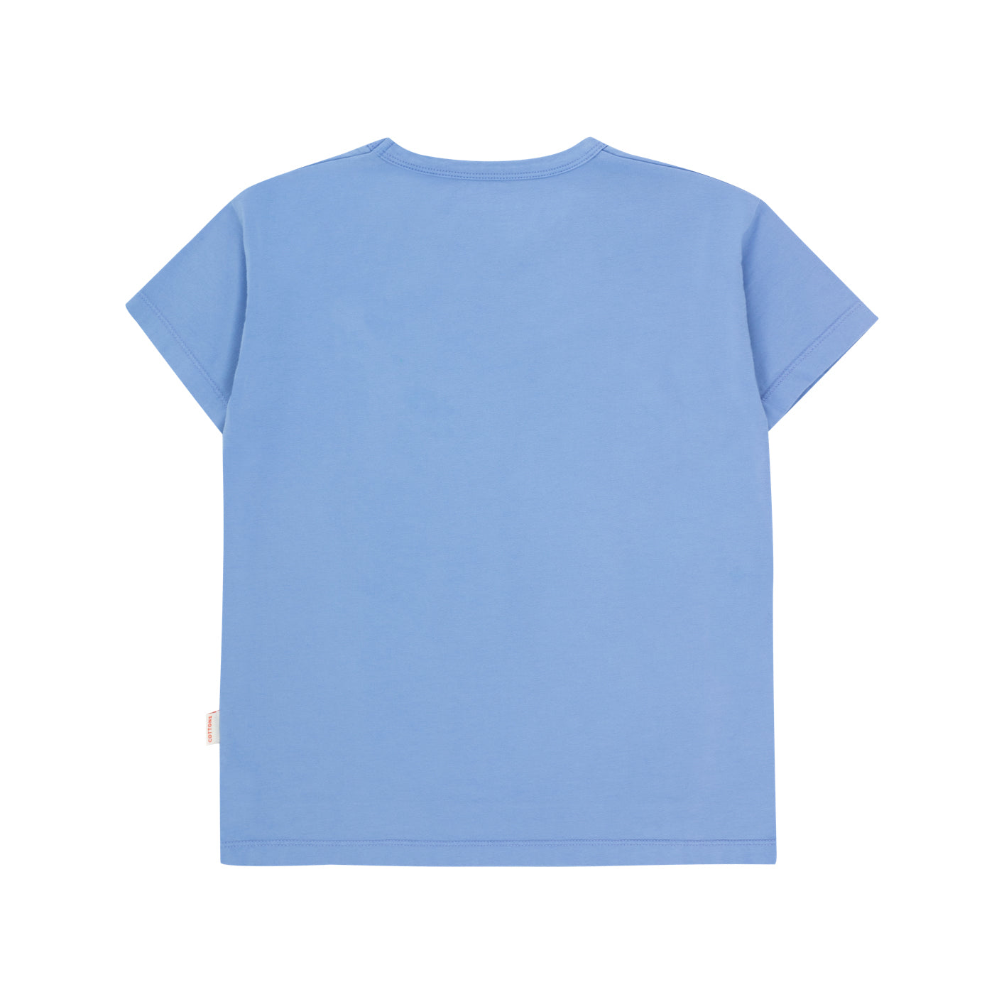 Boys & Girls Blue Printed Cotton T-Shirt