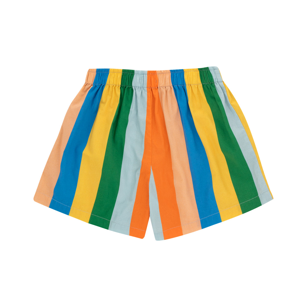 Boys & Girls Multicolor Stripes Cotton Shorts