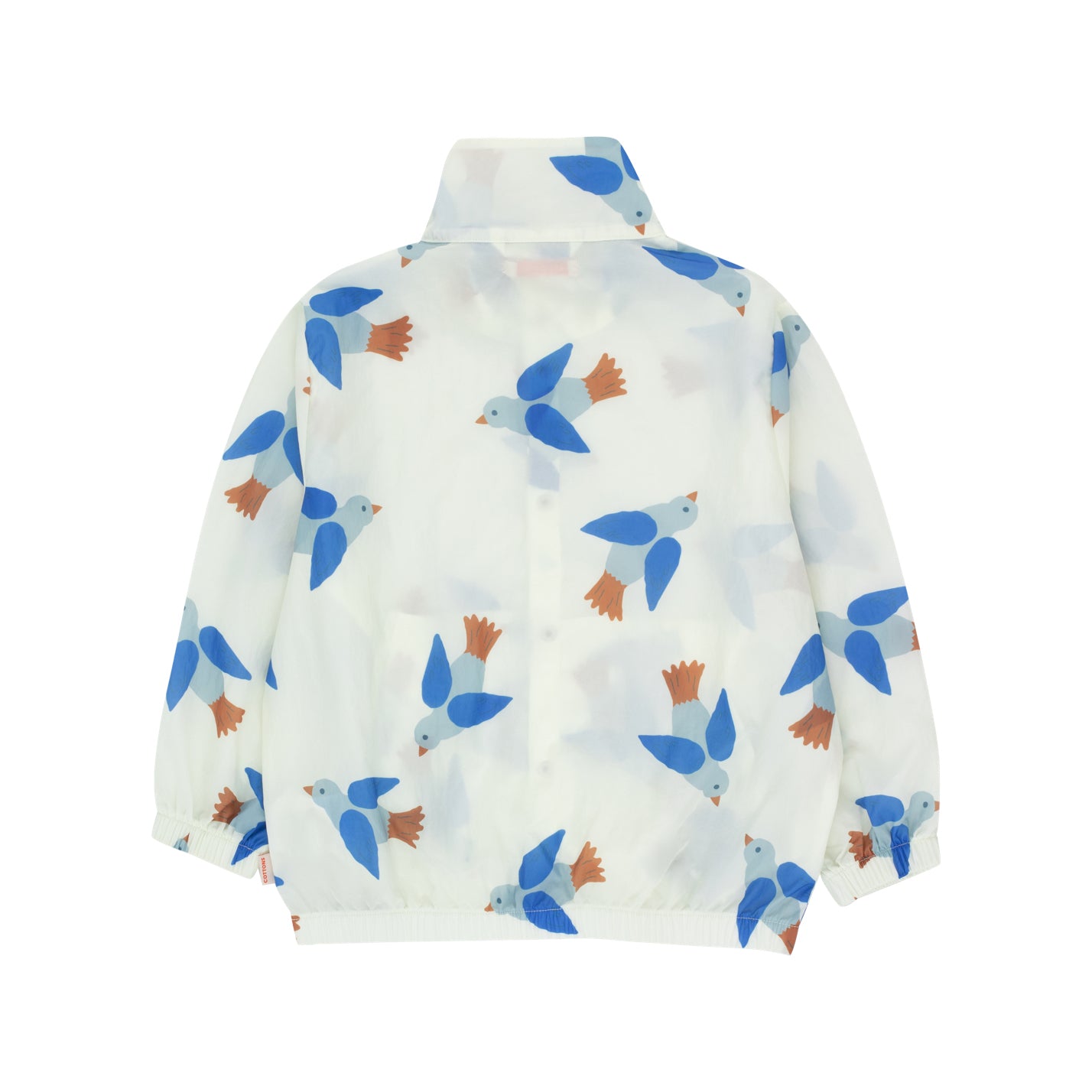 Boys & Girls White Printed Jacket