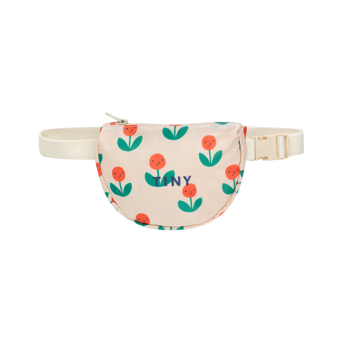 Boys & Girls White Flowers Belt Bag
