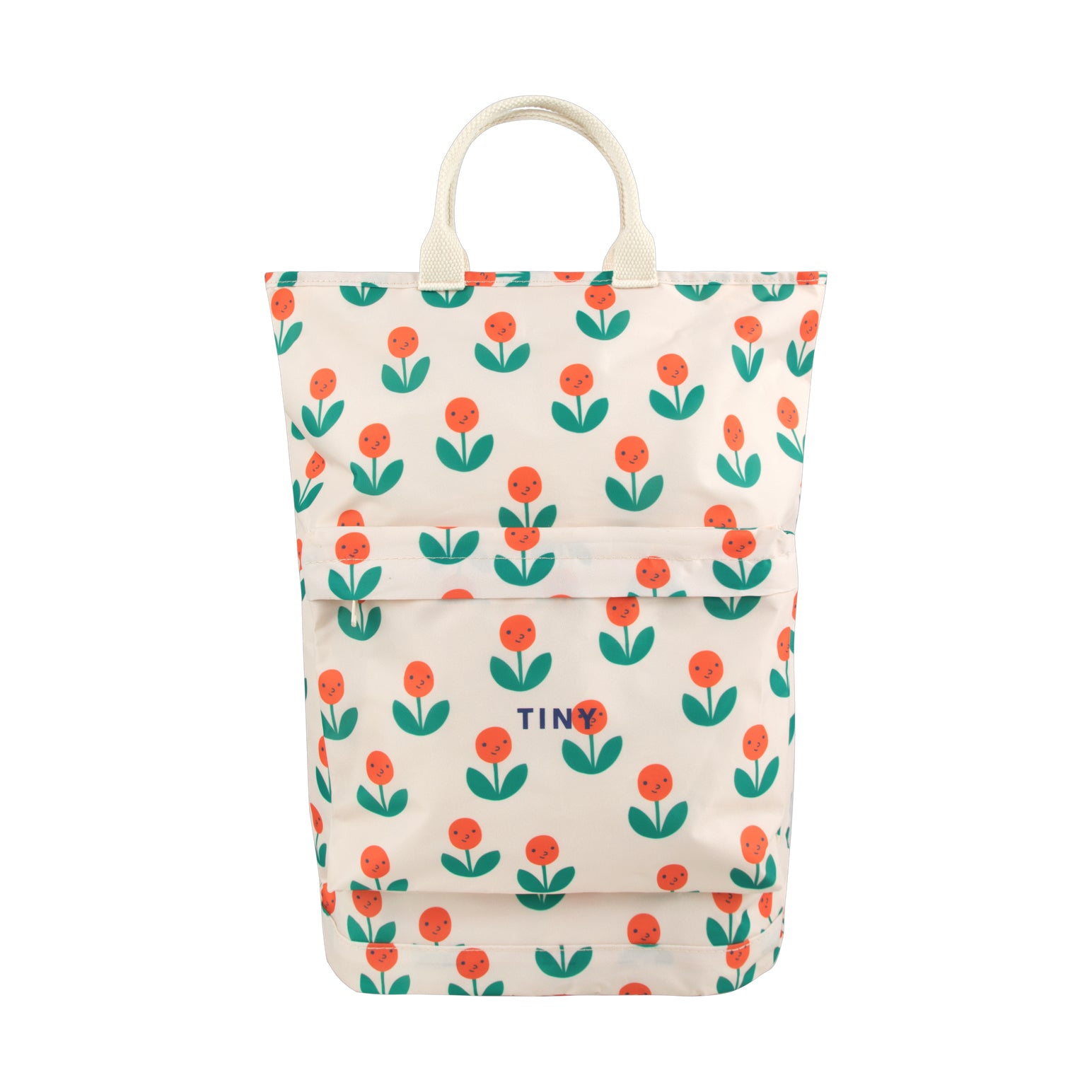 Boys & Girls White Flowers Backpack