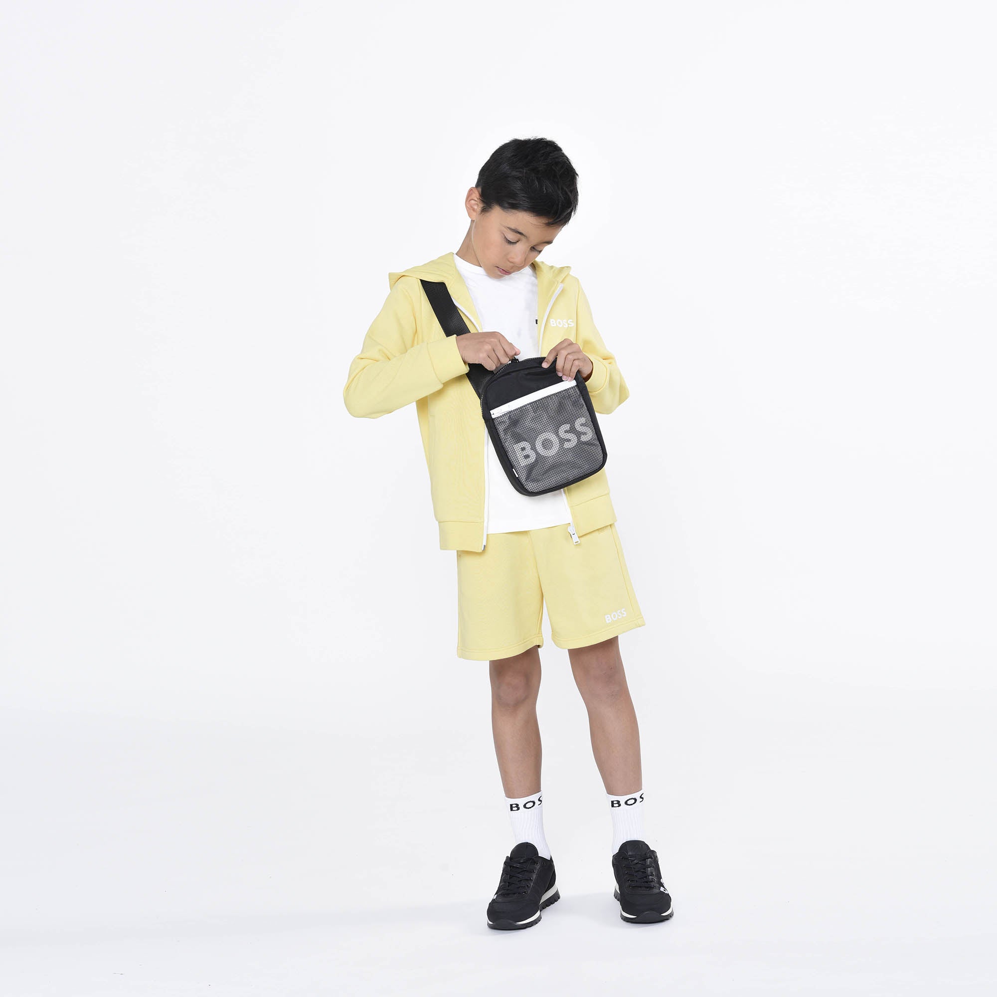 Boys White Cotton T-Shirt