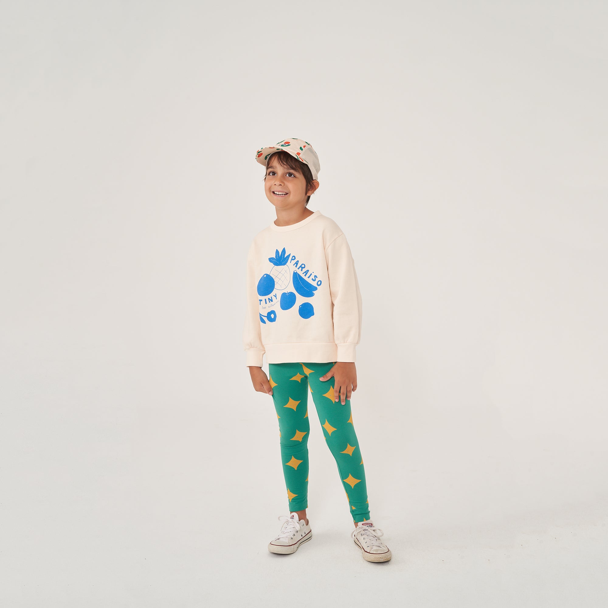 Boys & Girls White Printed Cotton Sweatshirt