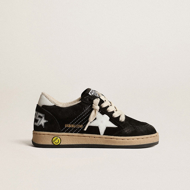 Boys & Girls Black Star Shoes