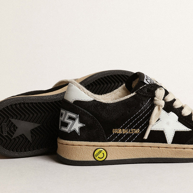 Boys & Girls Black Star Shoes