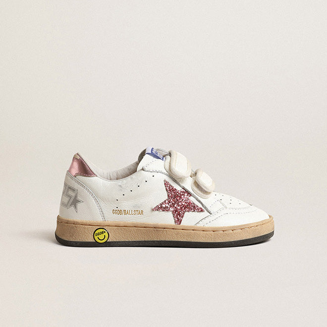 Boys & Girls White Star Shoes