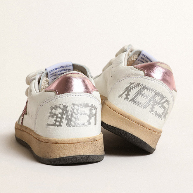 Boys & Girls White Star Shoes