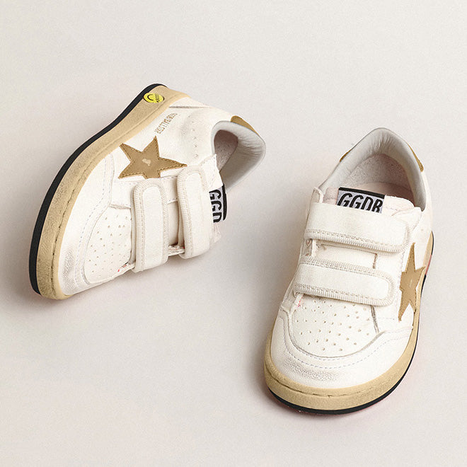 Boys & Girls Gold Star Shoes