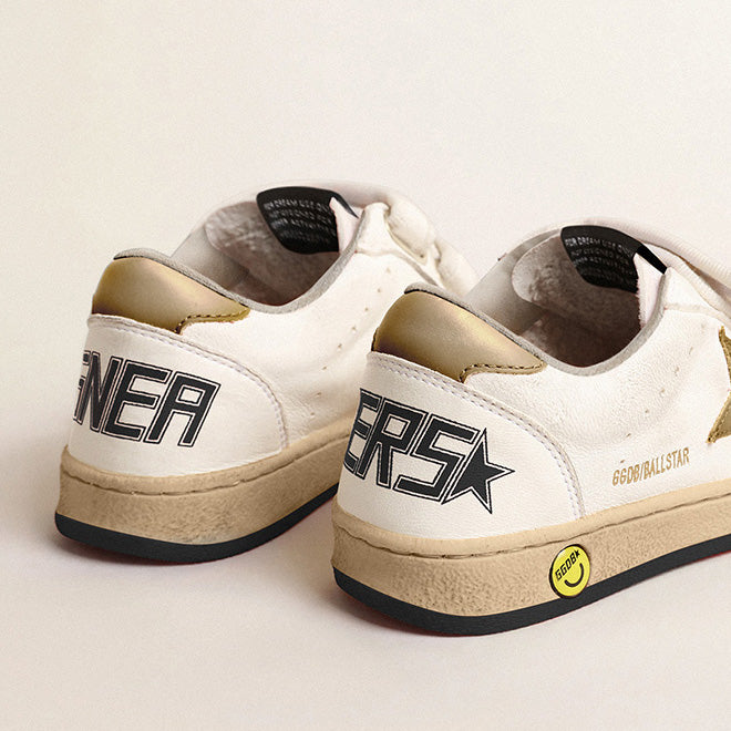 Boys & Girls Gold Star Shoes