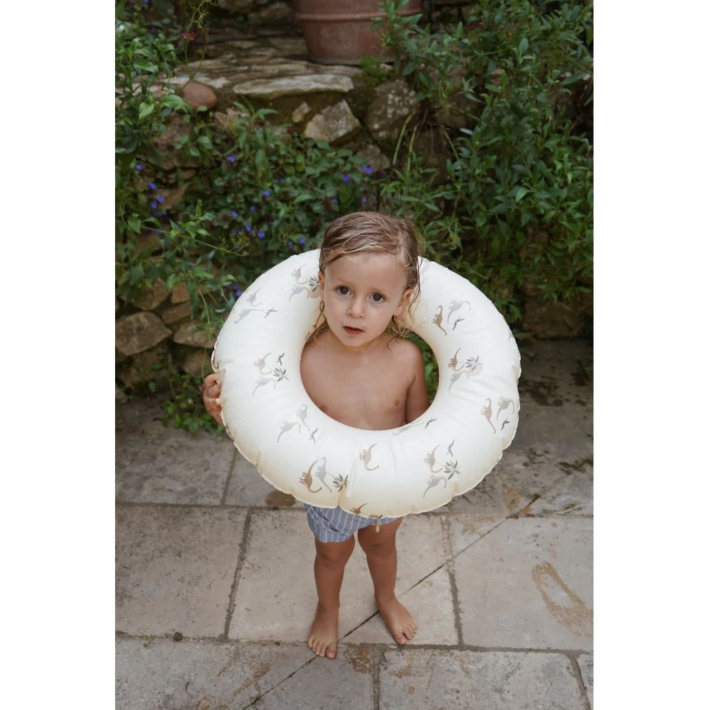 Boys & Girls White Dinosaur Swimming Ring