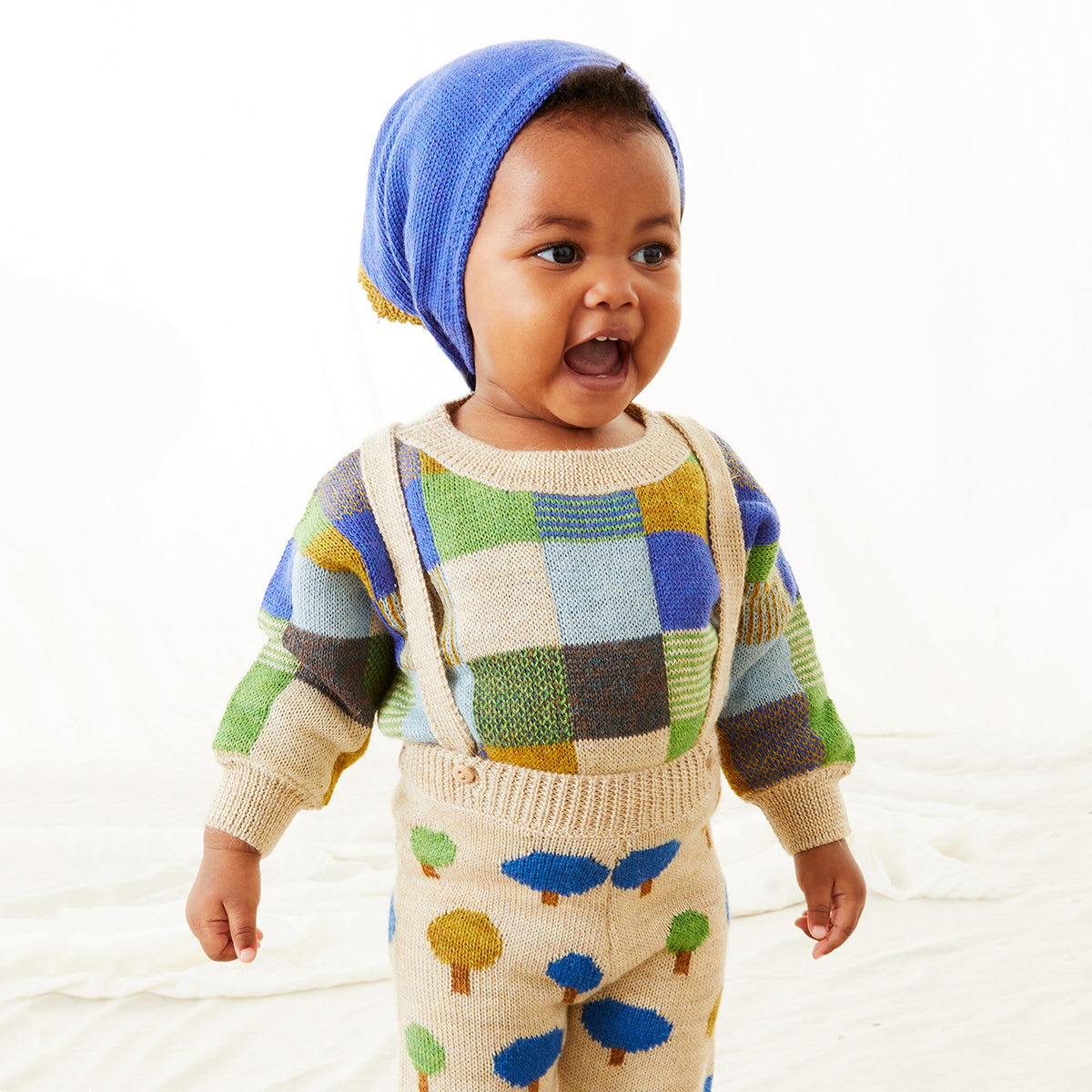 Boys & Girls Beige Alpaca Sweater