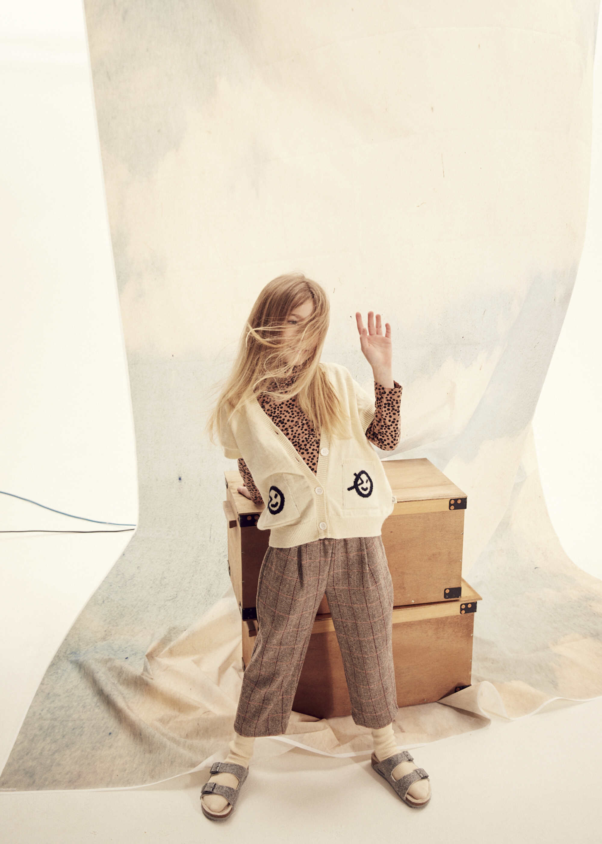 Boys & Girls White Vest