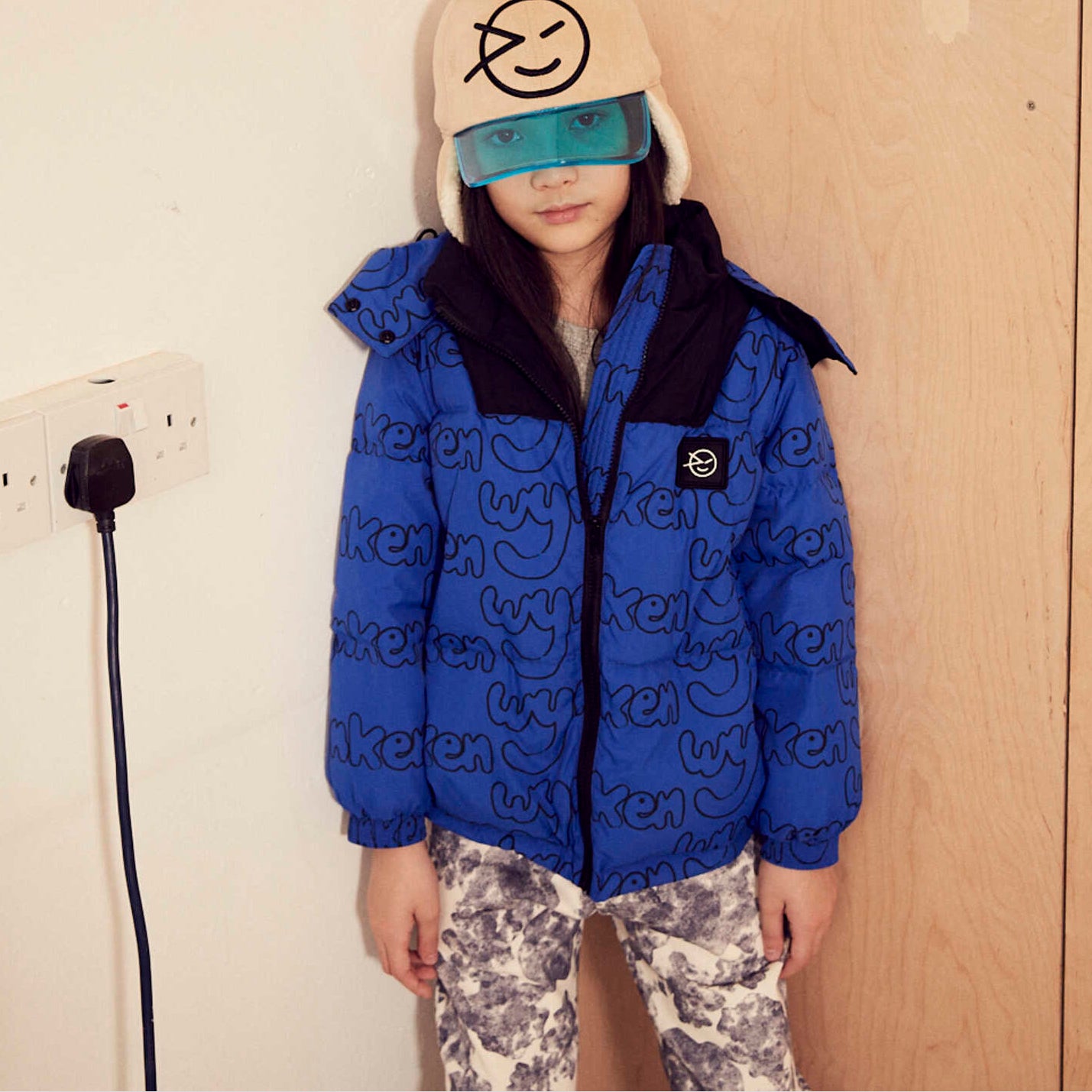 Boys & Girls Beige Logo Cap