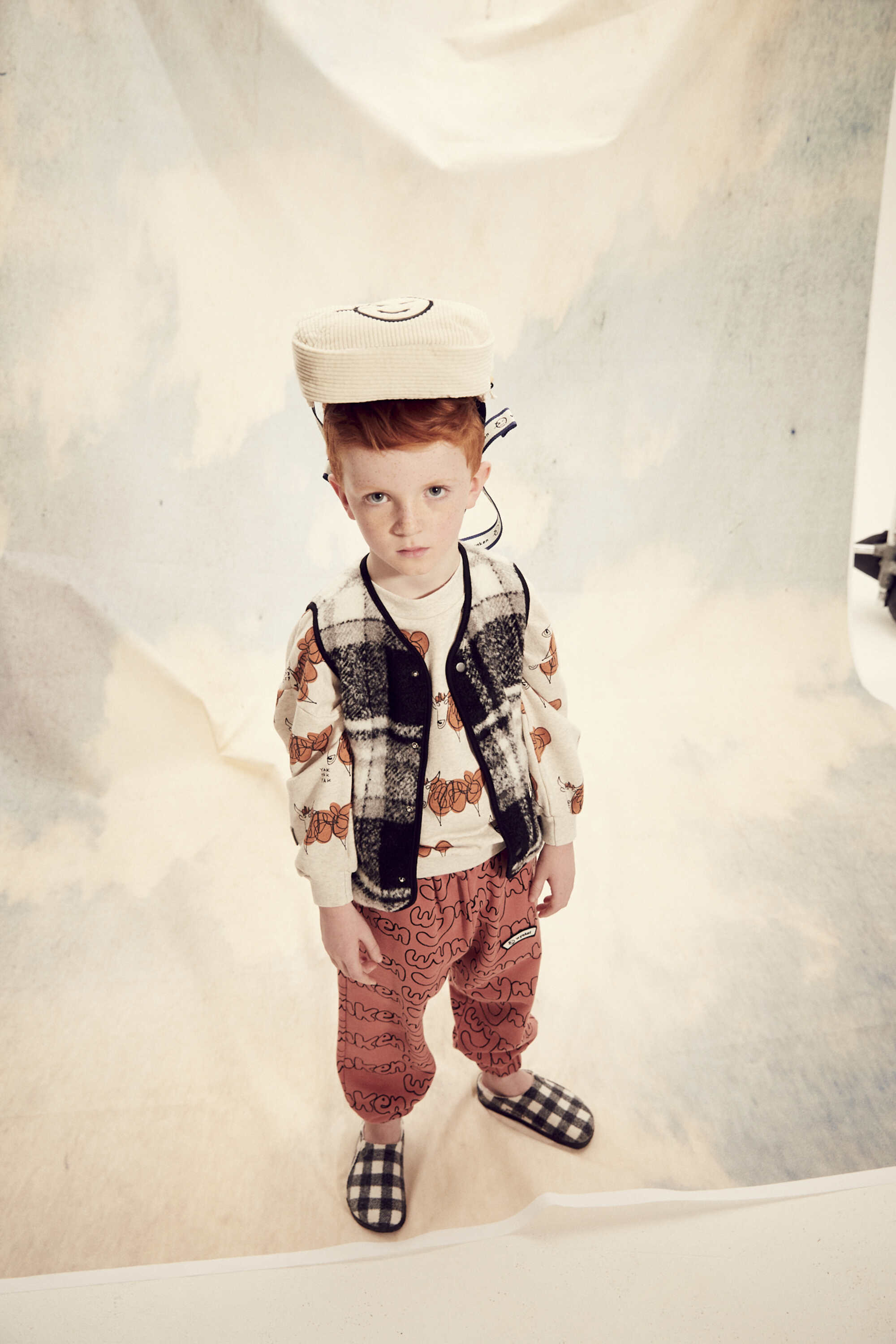 Boys & Girls Red Logo Trousers