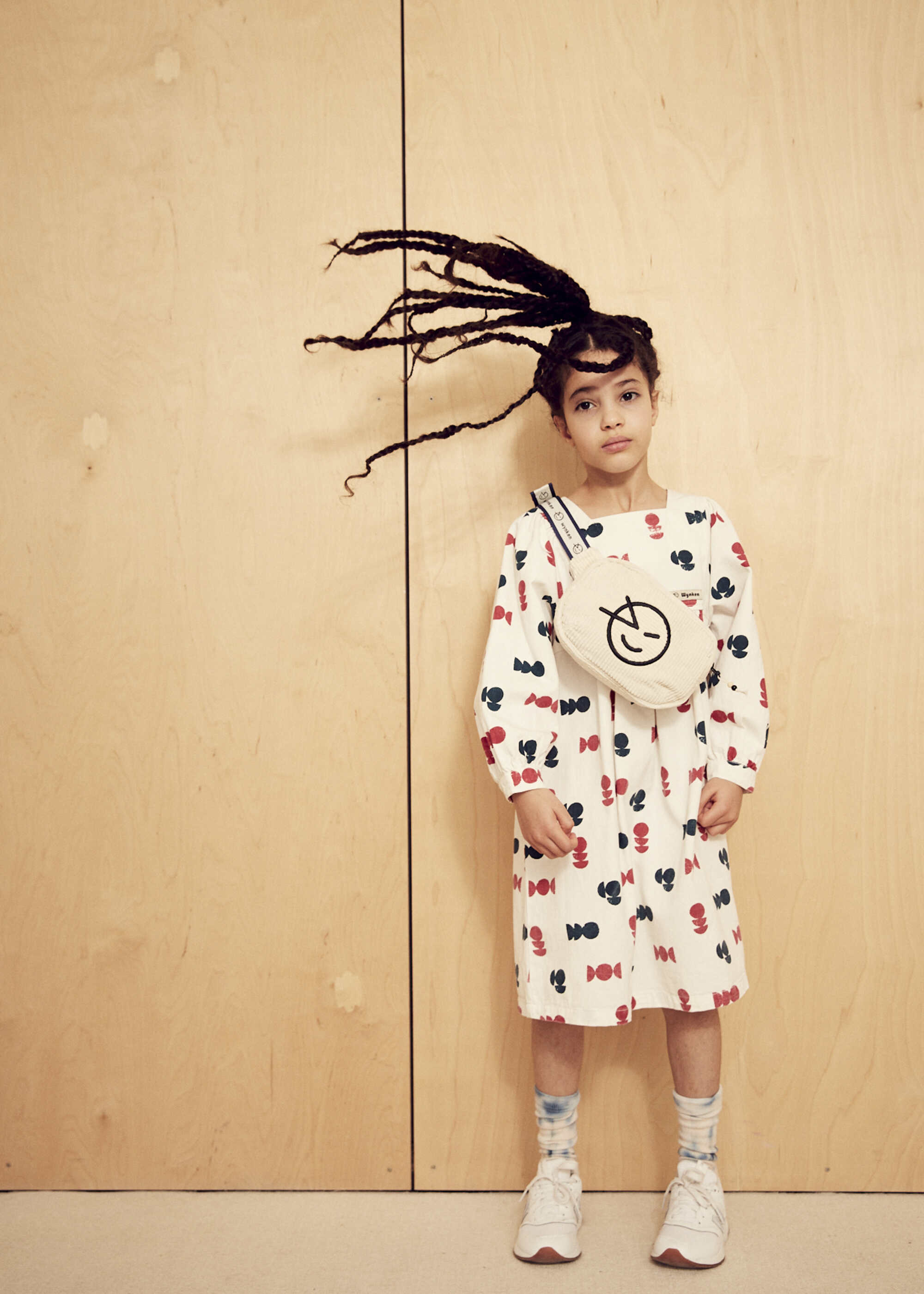 Boys & Girls White Logo Cross Bag