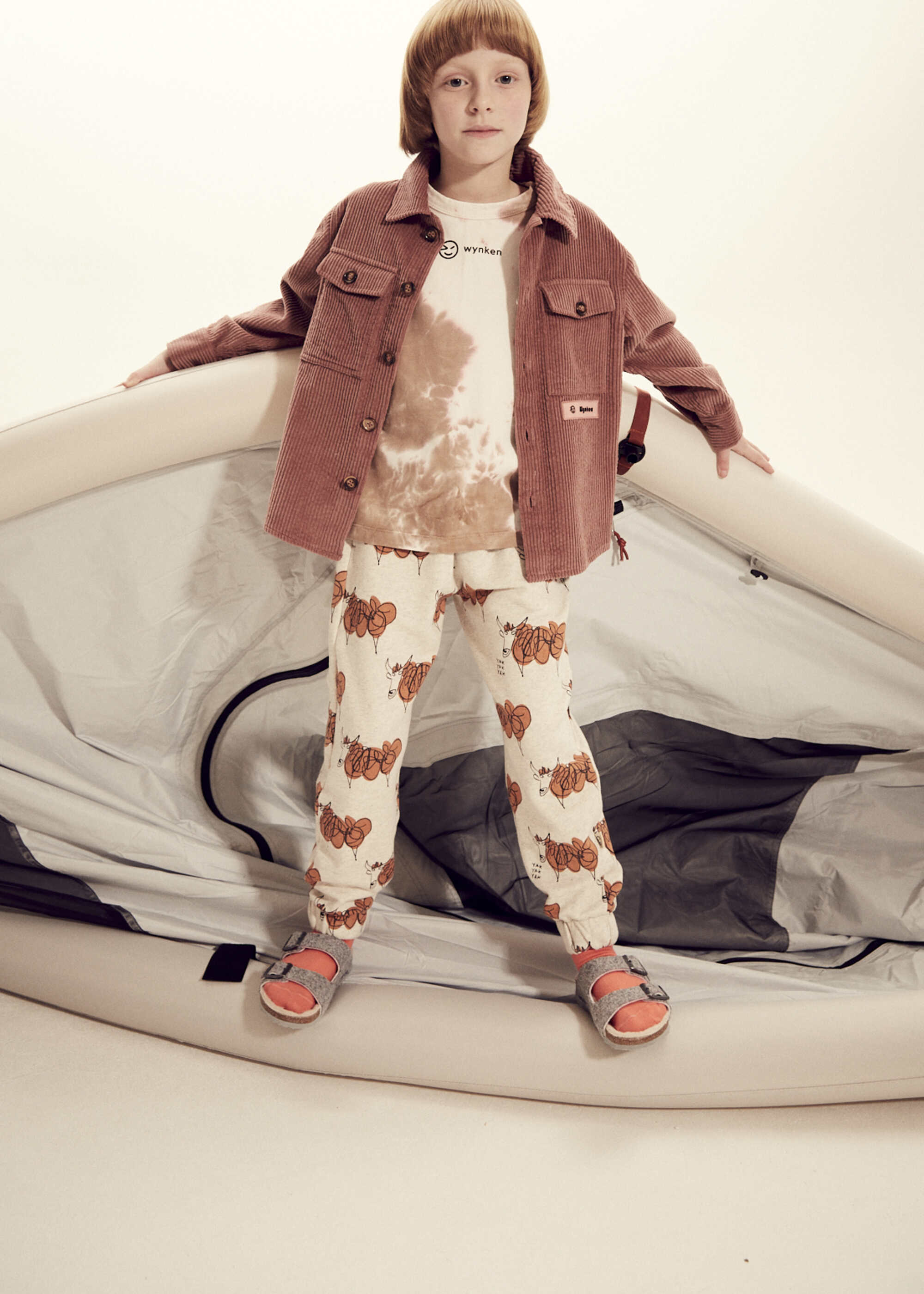 Boys & Girls Dark Pink Cotton Shirt