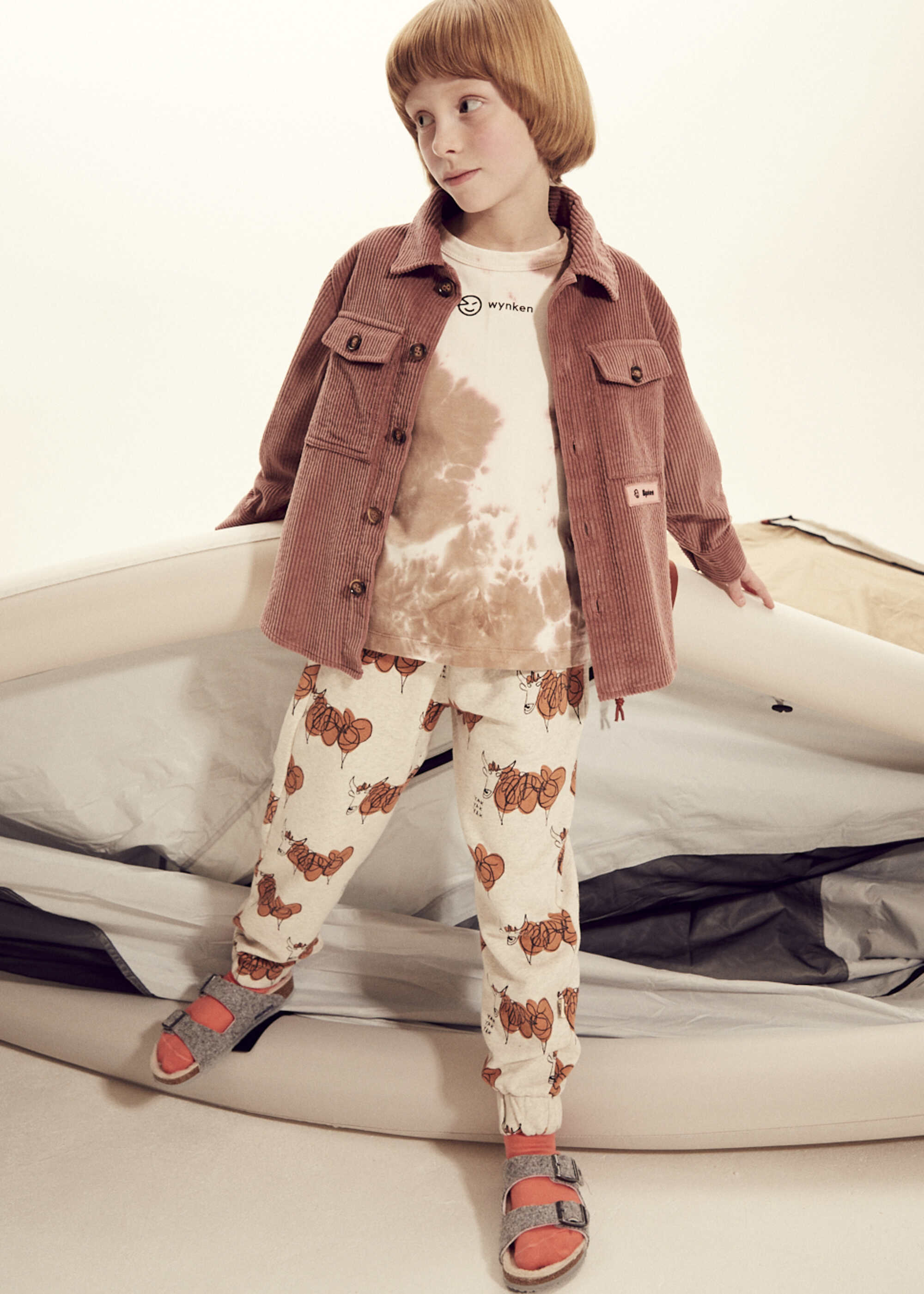 Boys & Girls Dark Pink Cotton Shirt