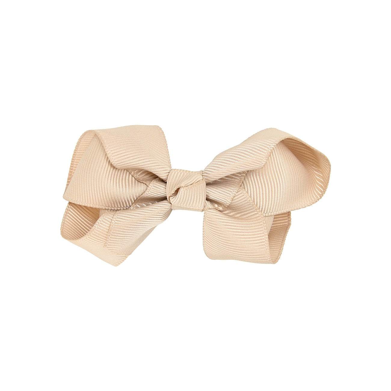 Girls Beige Bow Hair Clip - 8cm