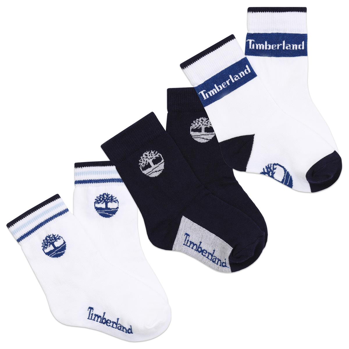 Baby Boys & Girls Blue Socks(3 Pack)