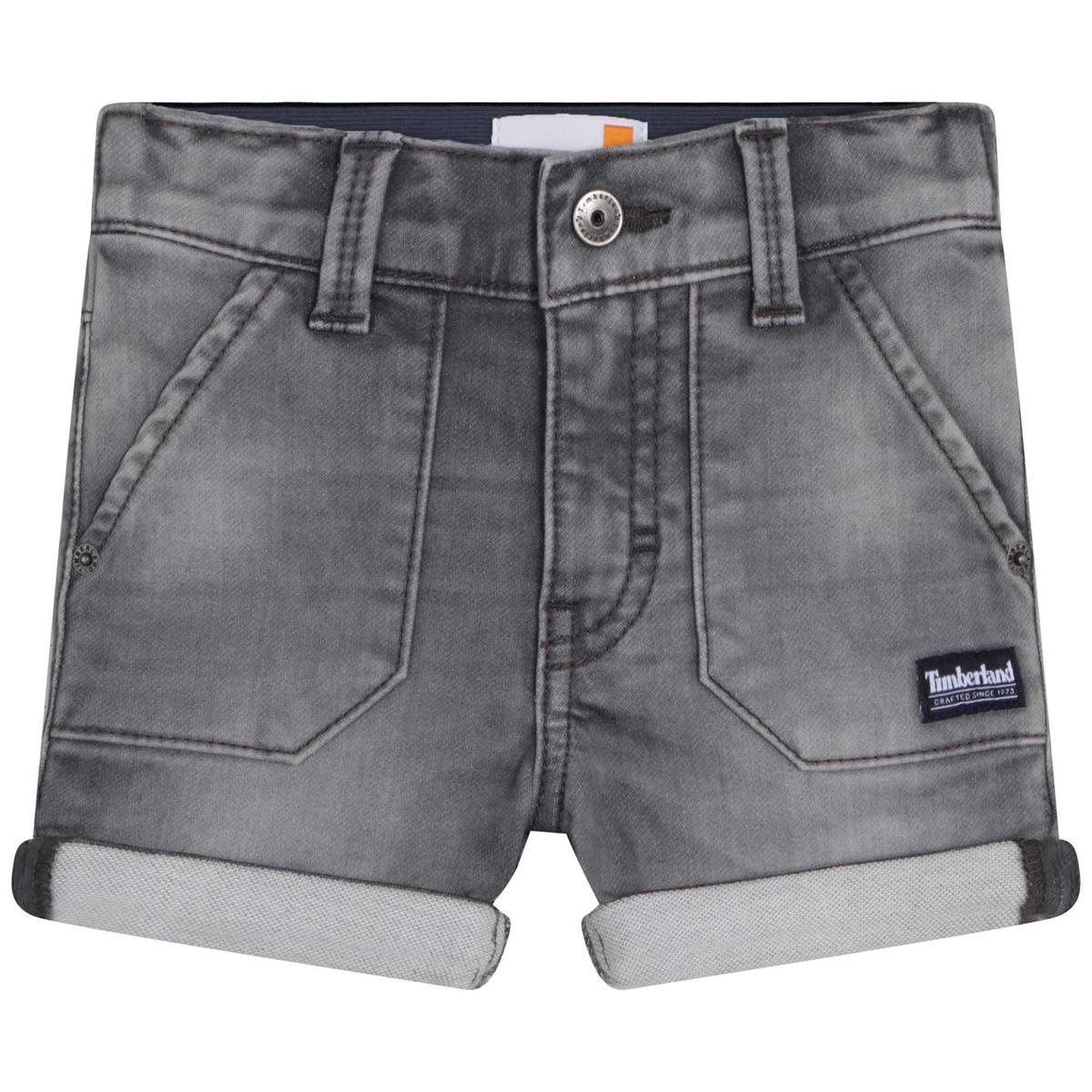 Baby Boys & Girls Grey Denim Shorts