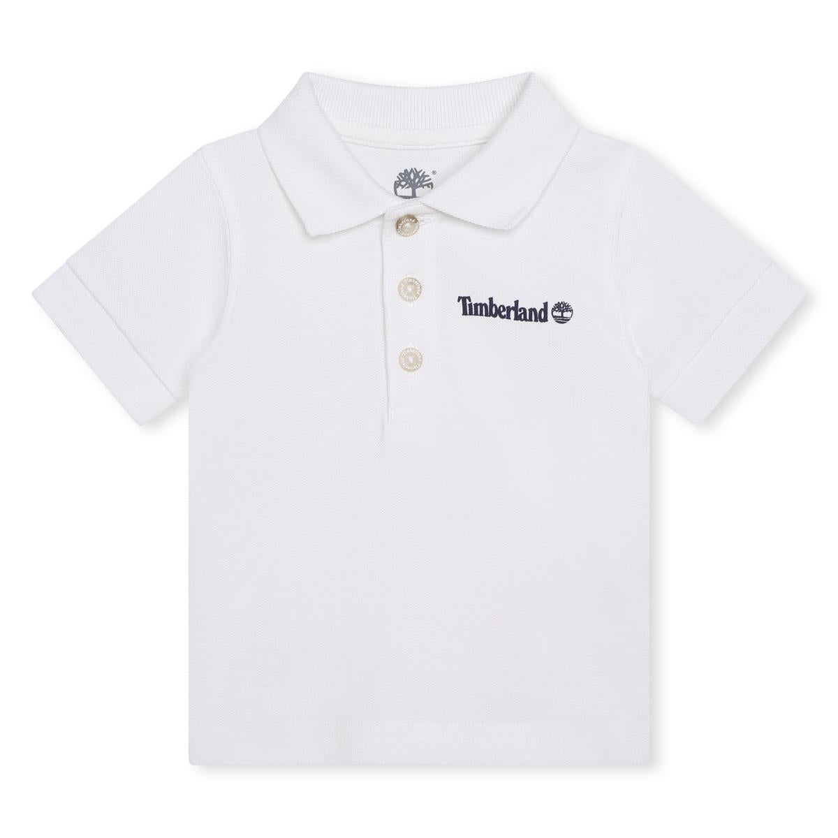 Baby Boys & Girls White Poloshirts