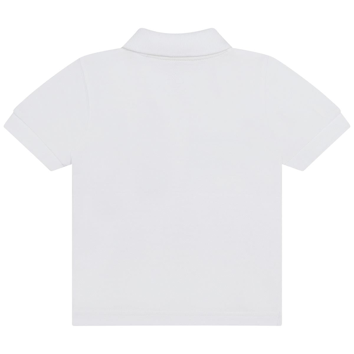 Baby Boys & Girls White Poloshirts