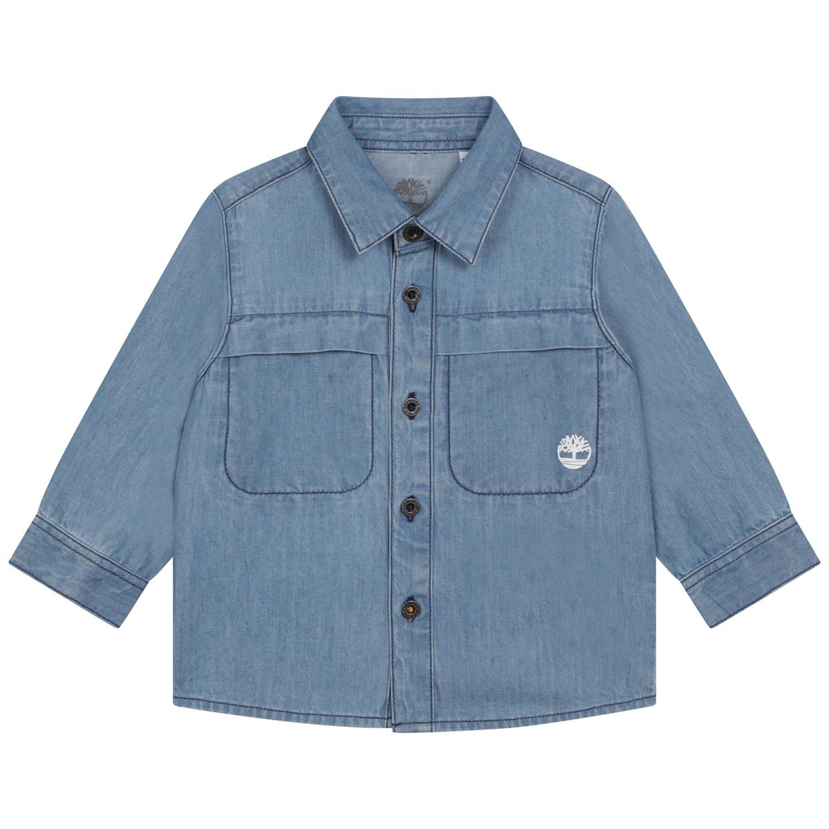 Baby Boys & Girls Blue Denim Shirts