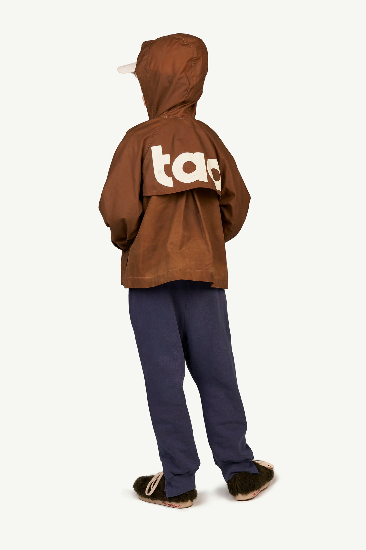 Girls Brown Logo Cotton Jacket