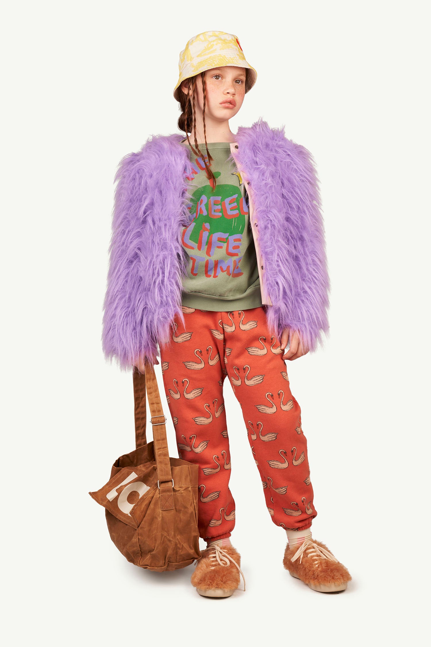 Girls Purple Logo Jacket